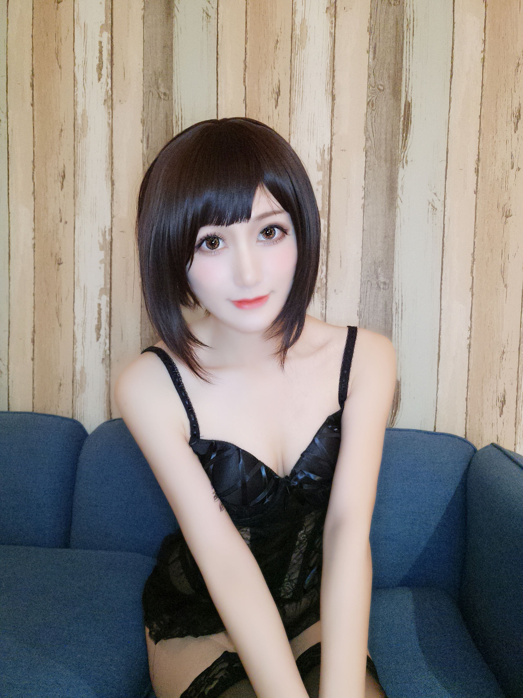 木之本果 – 黑色情趣内衣 [22P] 插图6