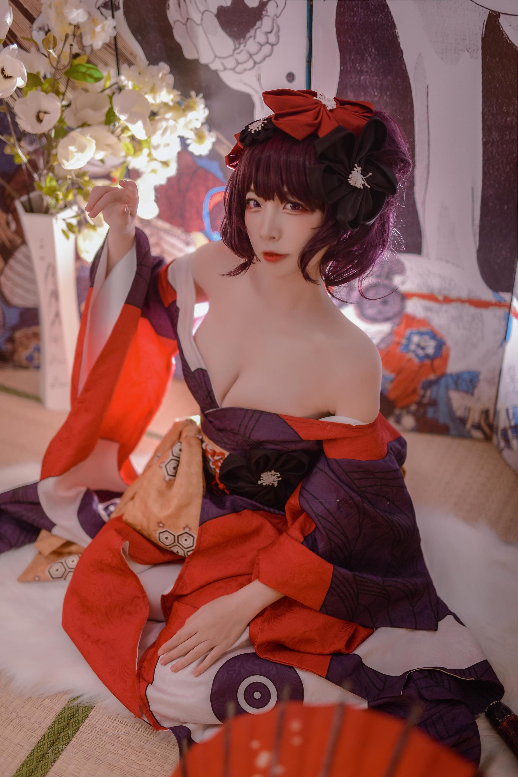人气Coser二佐Nisa Fate葛饰北斋 [21P]-66COS