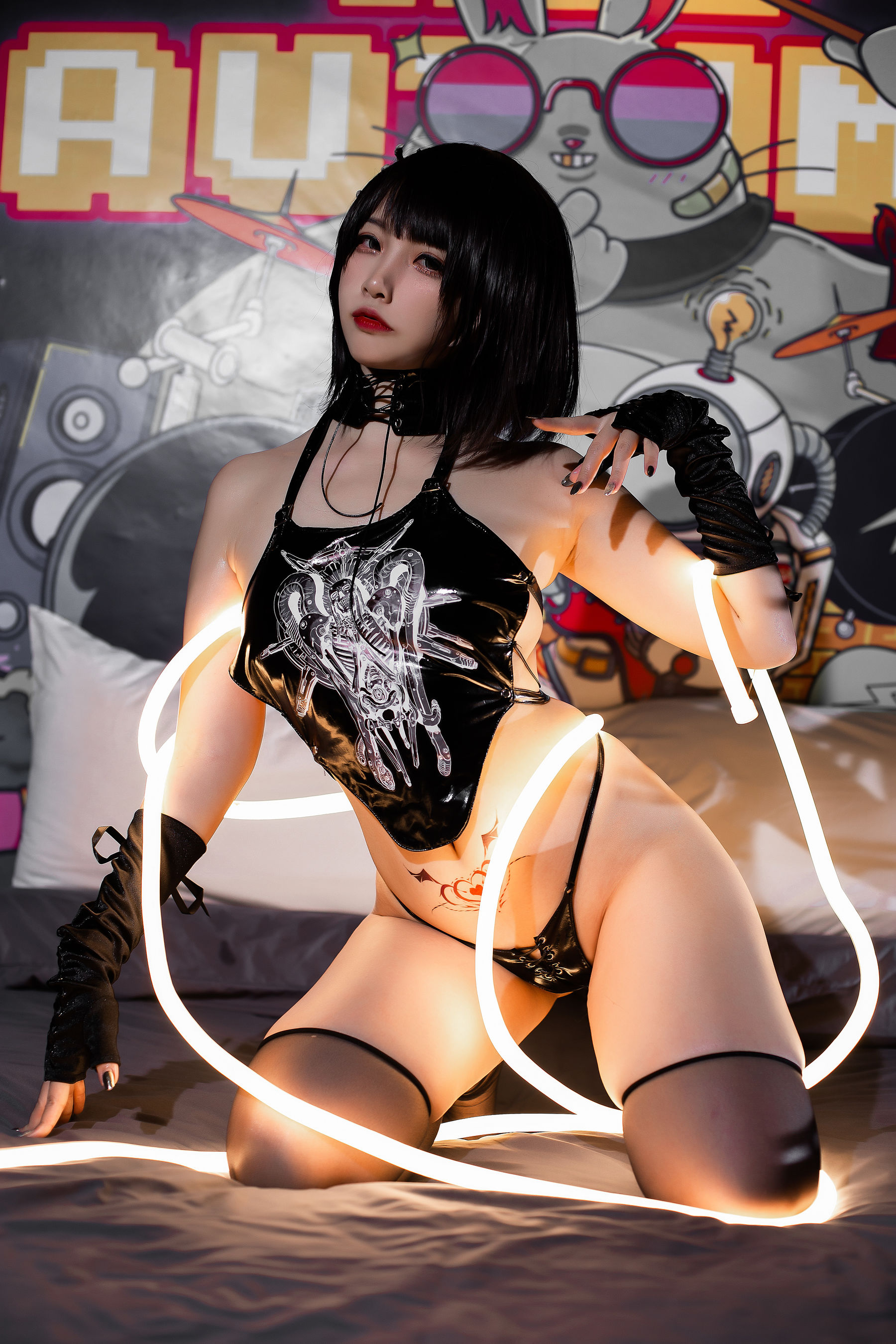 人气Coser二佐Nisa – 乖张肚兜 [35P]-66COS