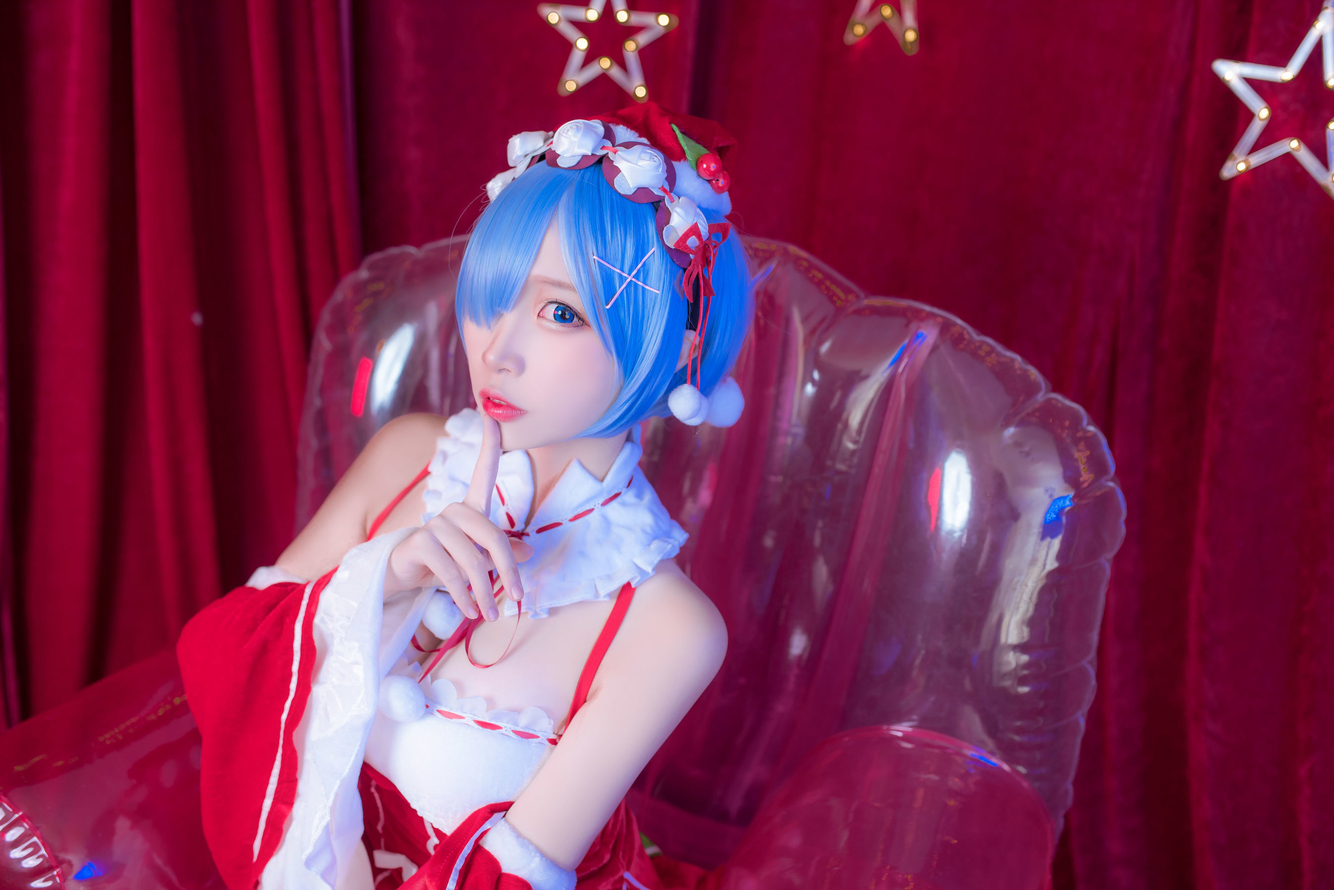 人气Coser二佐Nisa 雷姆圣诞 [46P]-66COS