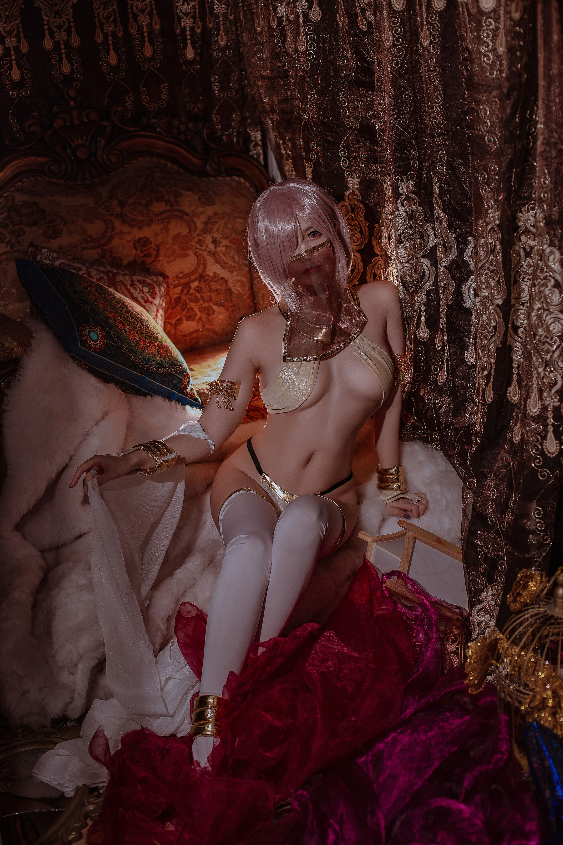 人气Coser二佐Nisa – fate玛修舞娘 [39P]-66COS