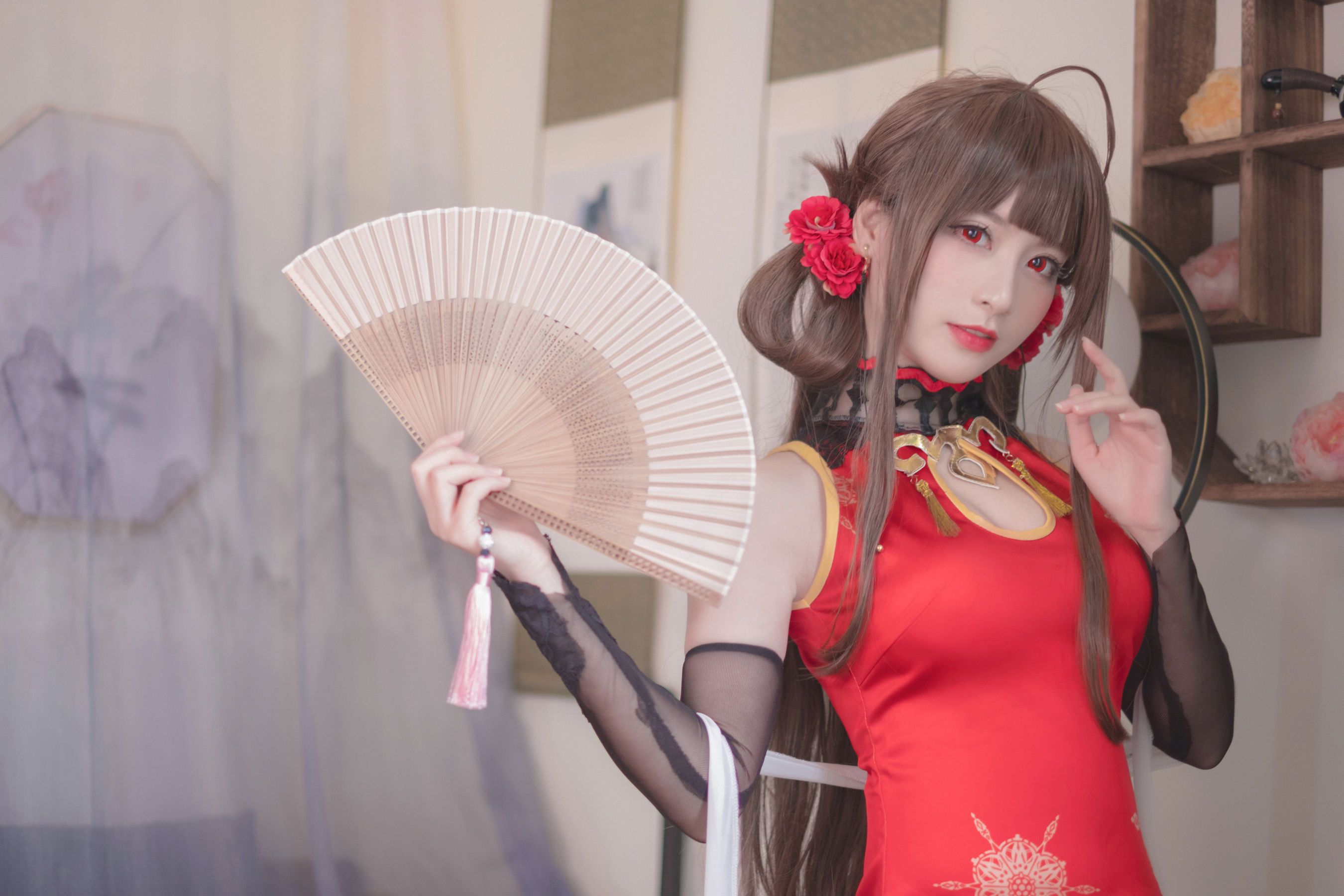 [Cosplay写真] Coser星野saori – DSR-50 红牡丹 [10P]-66COS