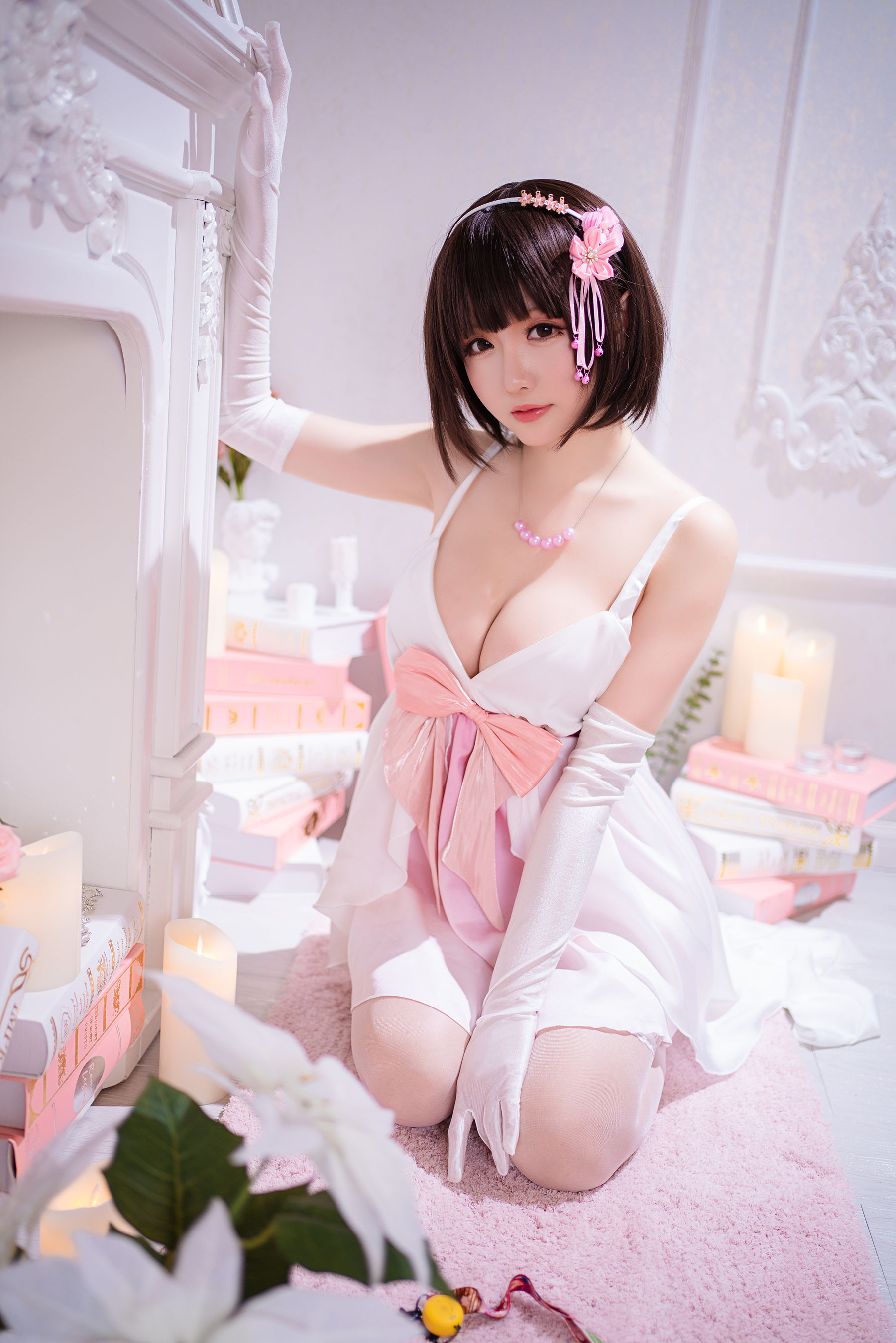 Coser小姐姐星之迟迟 – 加藤惠 特典礼服 [60P]-66COS