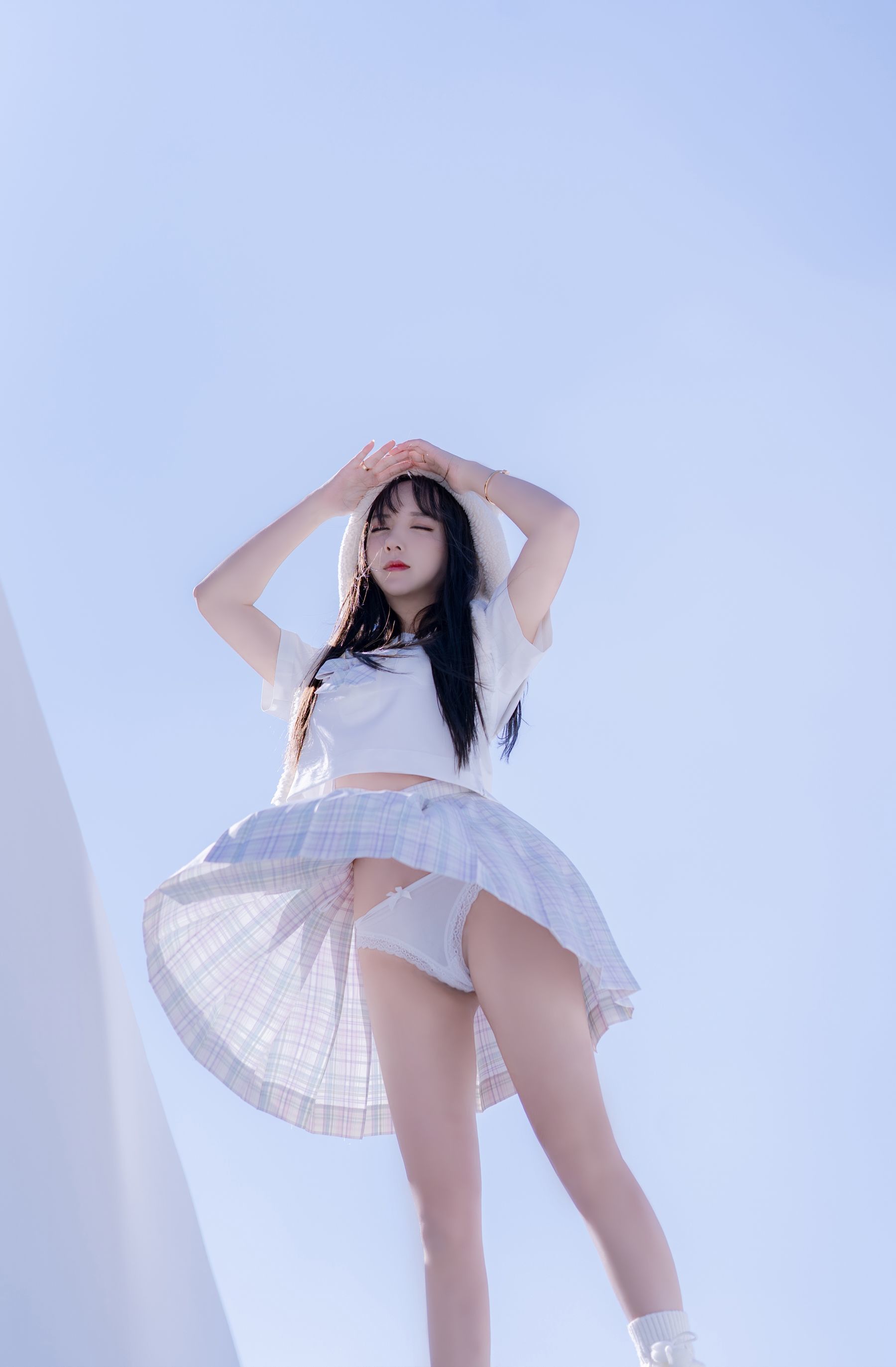 斗鱼米线线sama写真 JK萌妹 [58P]-66COS