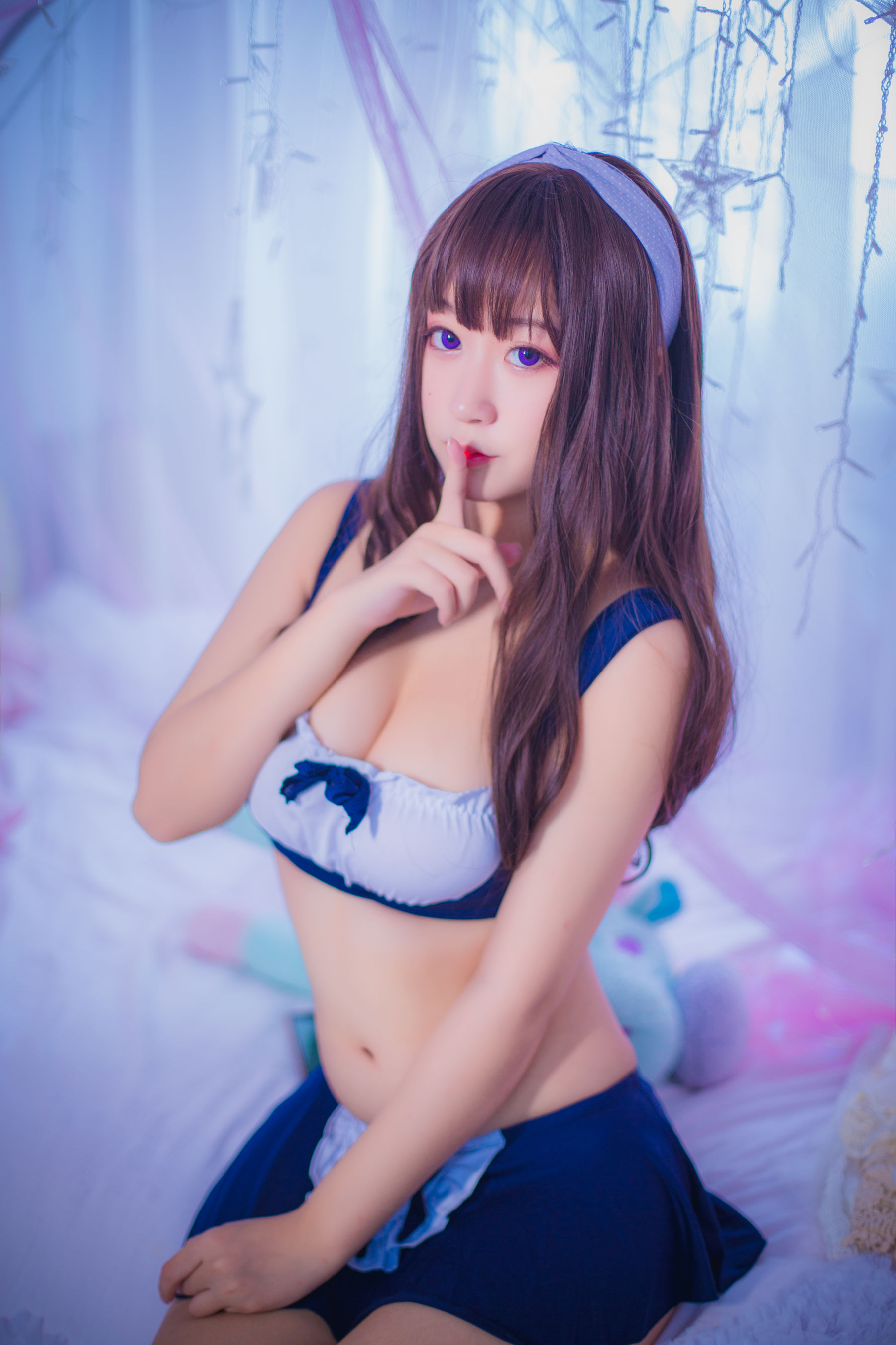 巨乳猫九酱Sakura – 女仆式死库水 [10P]-66COS