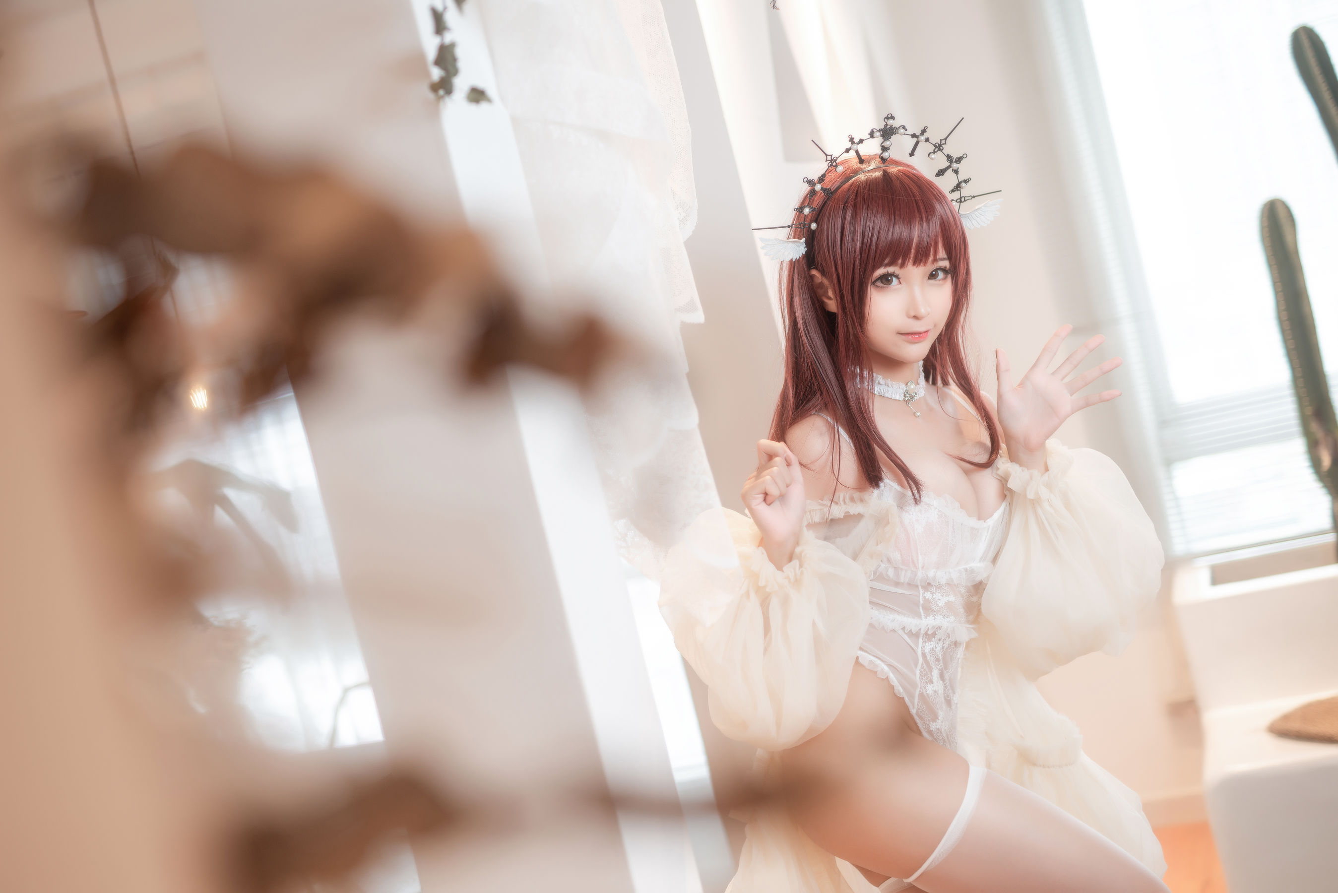 动漫博主蠢沫沫 – 火天使 [40P]-66COS