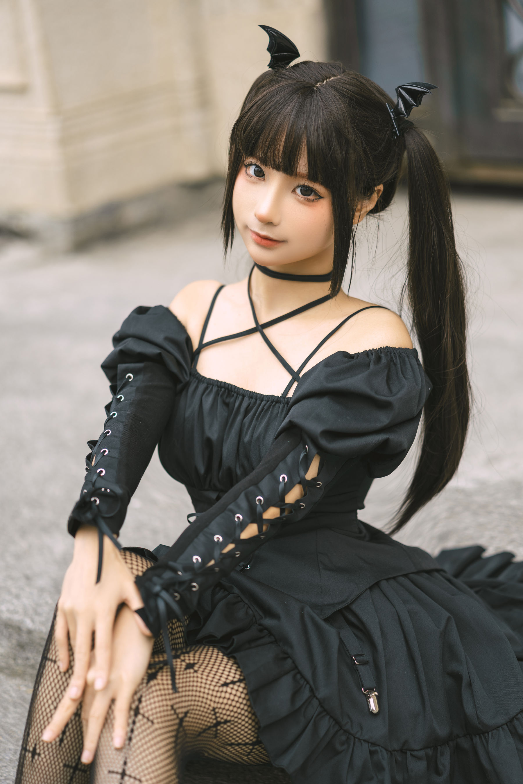 动漫博主蠢沫沫 – 双马尾小恶魔 [16P]-66COS