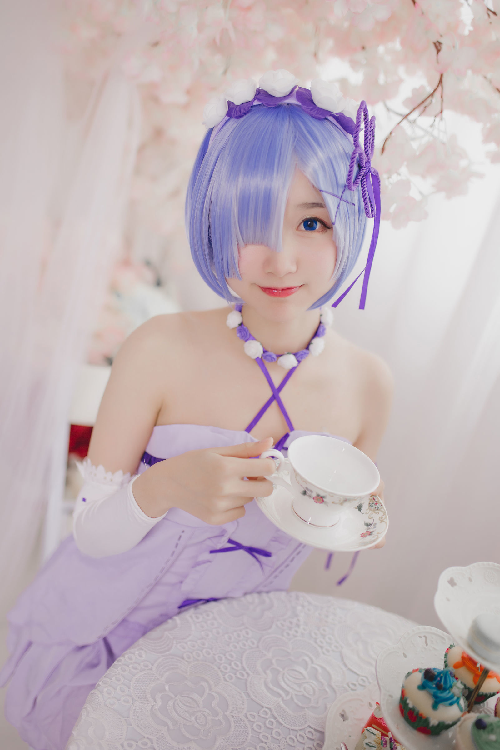 [萝莉COS] 木绵绵OwO – 雷姆生日 [24P]-66COS