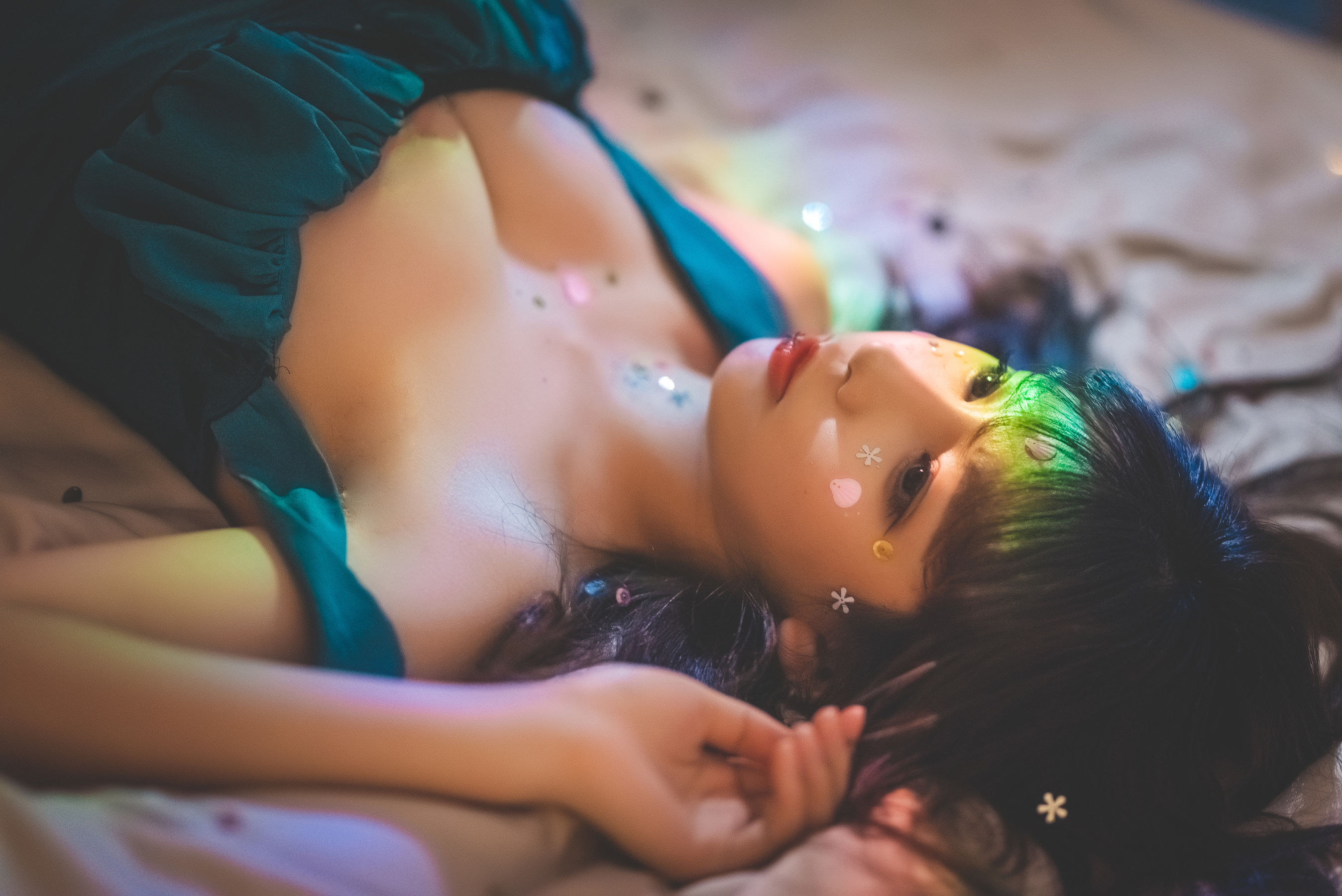 斗鱼主播w黑米粥w – 圣诞 [30P]-66COS