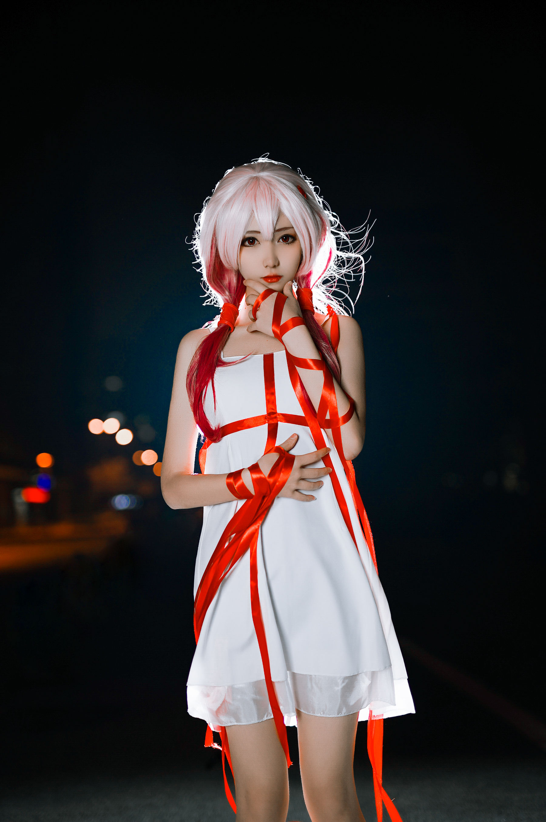 动漫博主南桃Momoko – 楪祈白裙 [9P]-66COS