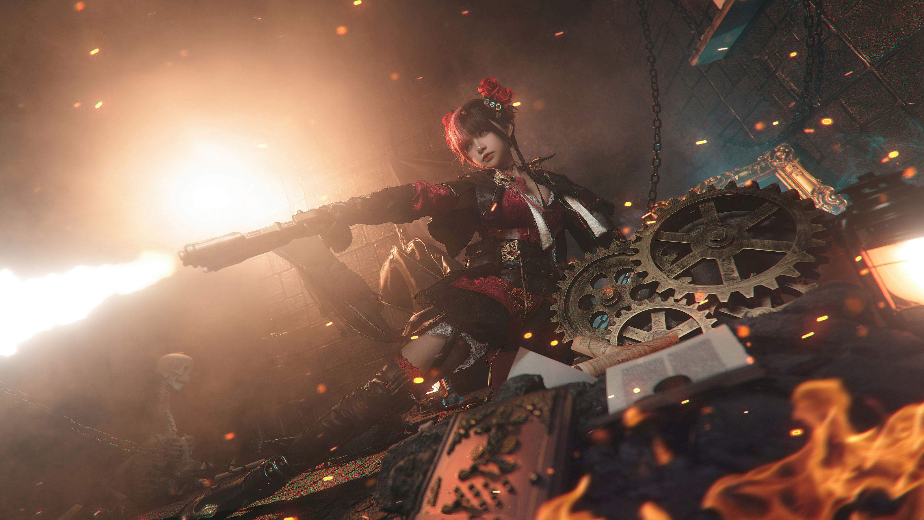 六二二同学 – 天谕手游 炎天 [12P]-66COS