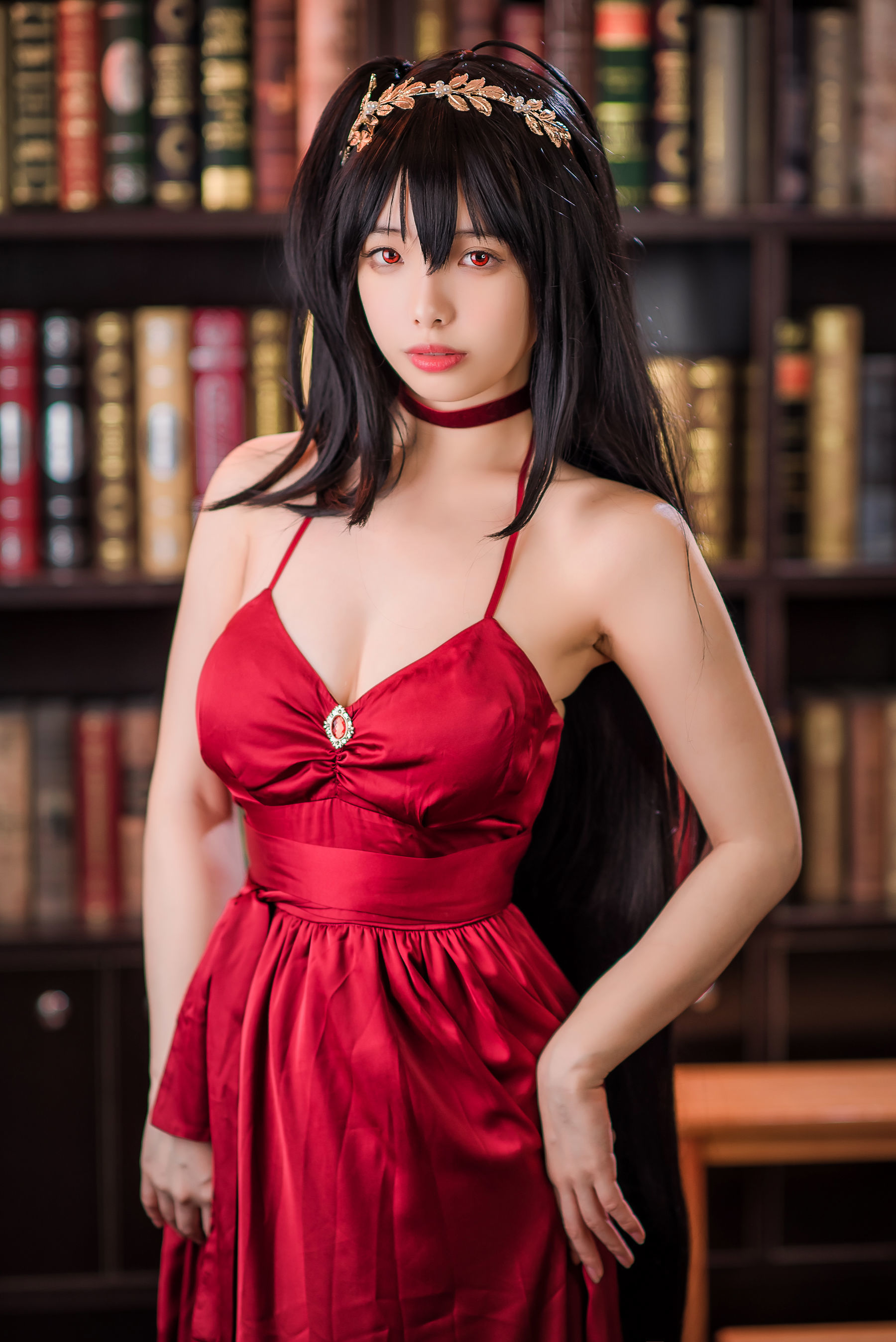[萝莉COS] 雯妹 – 碧蓝航线大凤礼服 [43P]-66COS