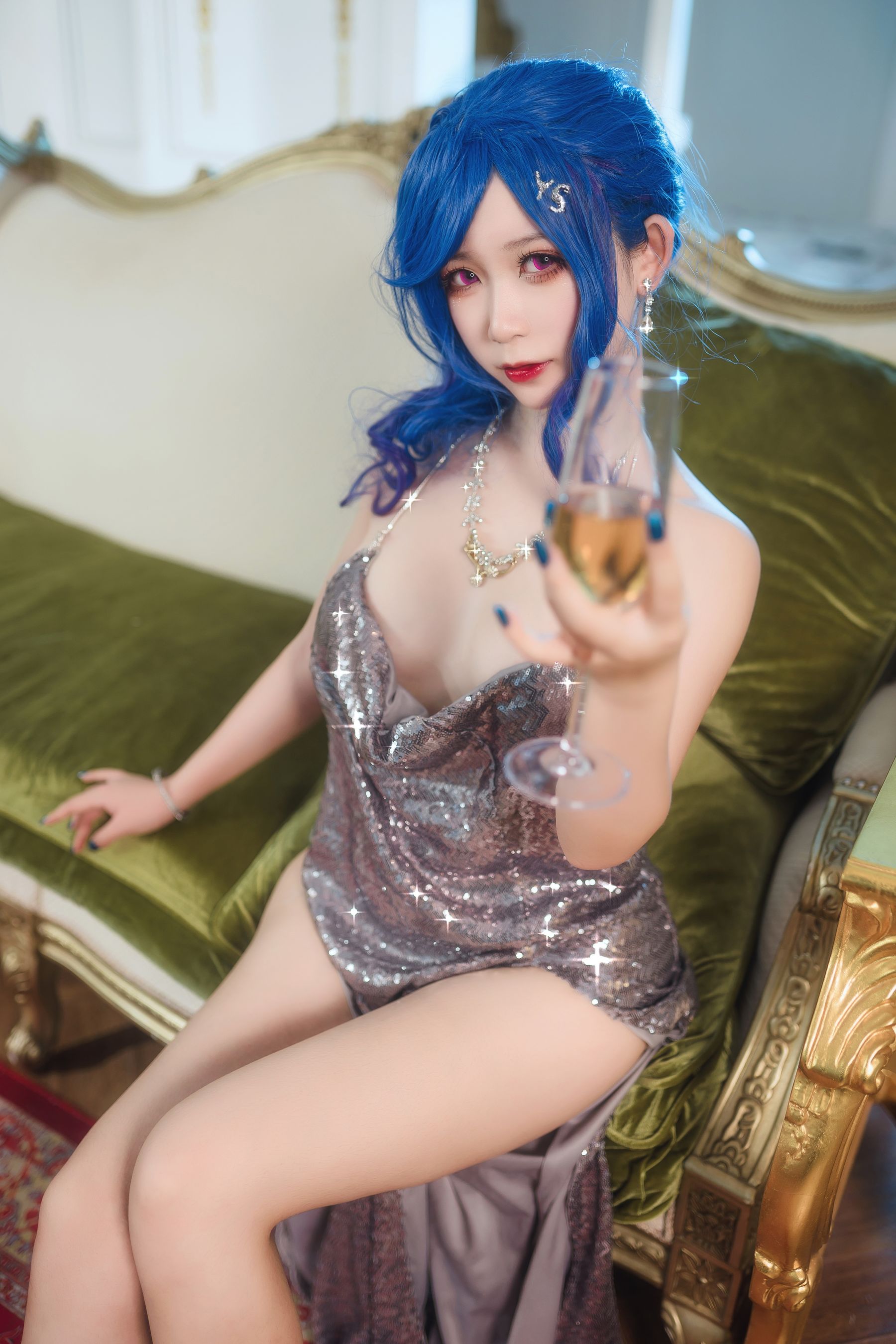 动漫博主樱落酱w – 圣路易斯礼服 [24P]-66COS