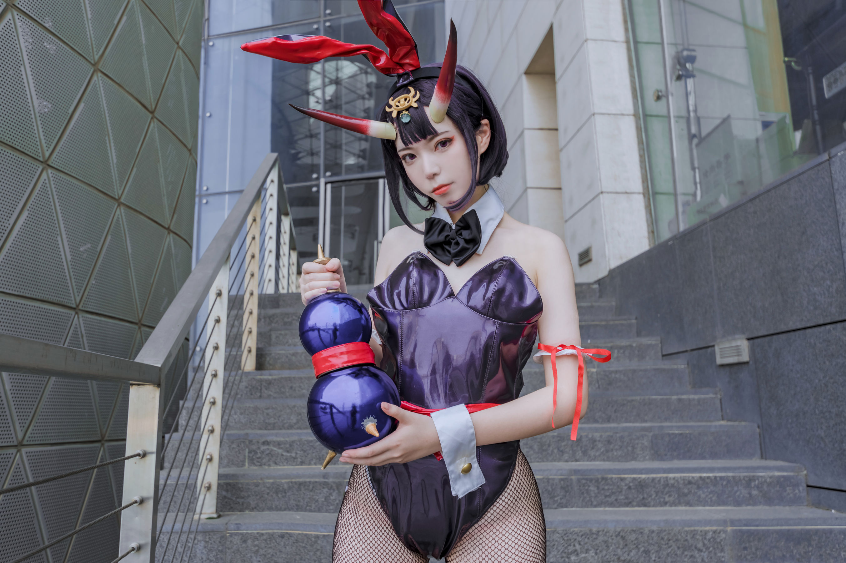 可爱妹子Fushii_海堂 – 酒吞兔女郎 [31P]-66COS