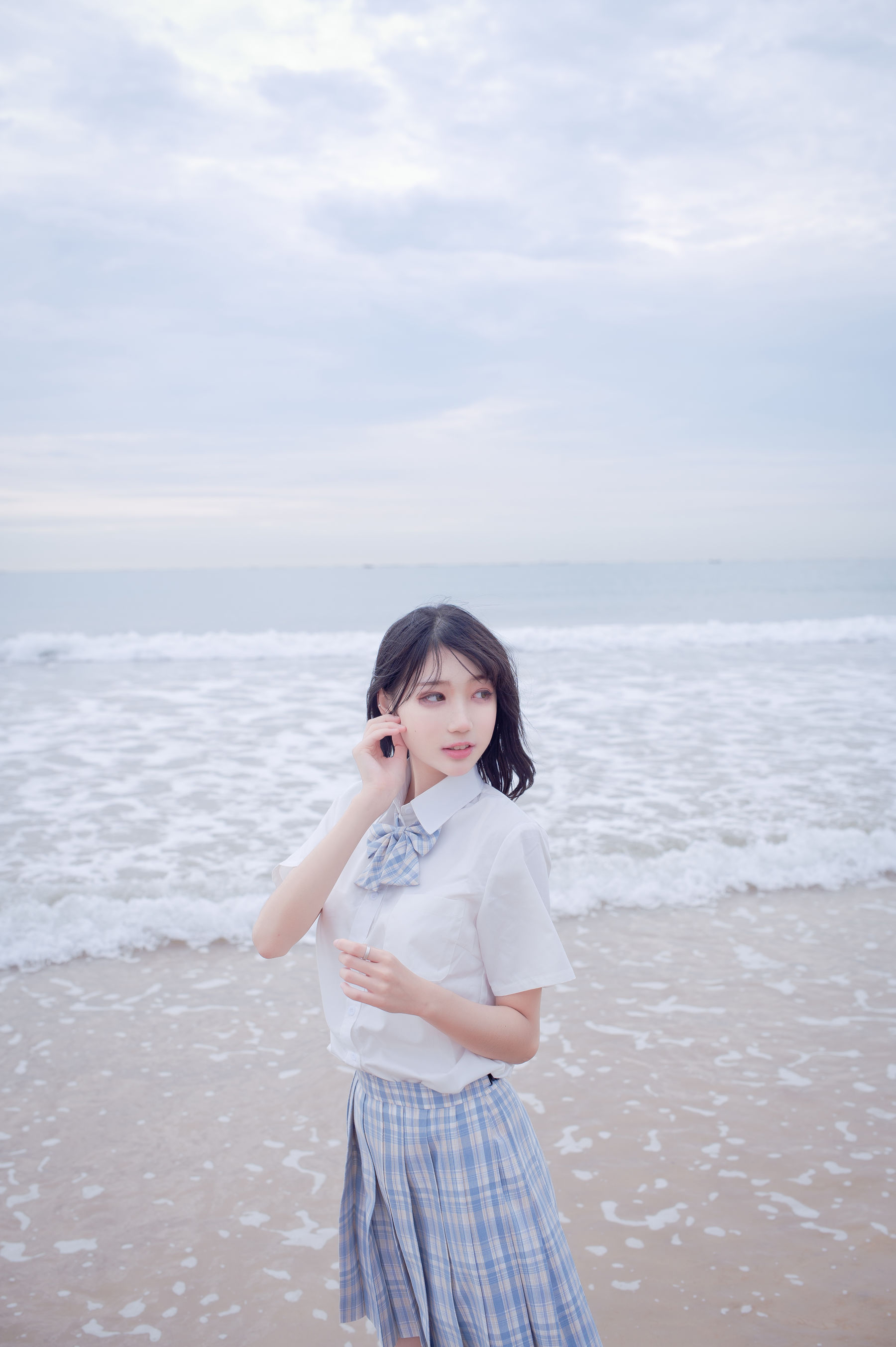 周叽是可爱兔兔 – 海边jk [35P]-66COS
