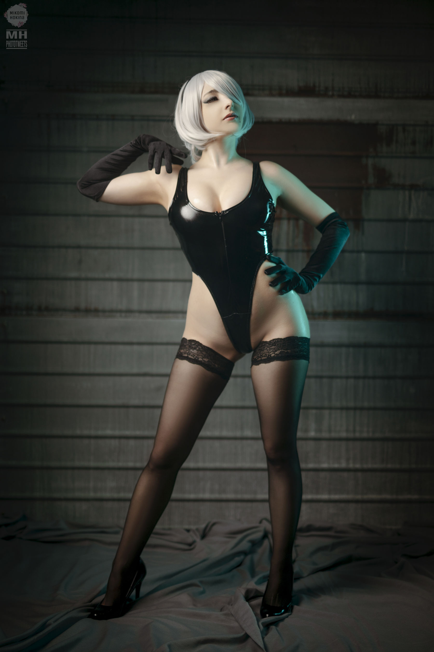 Mikomi Hokina – 2B Oily Leotard [33P]-66COS