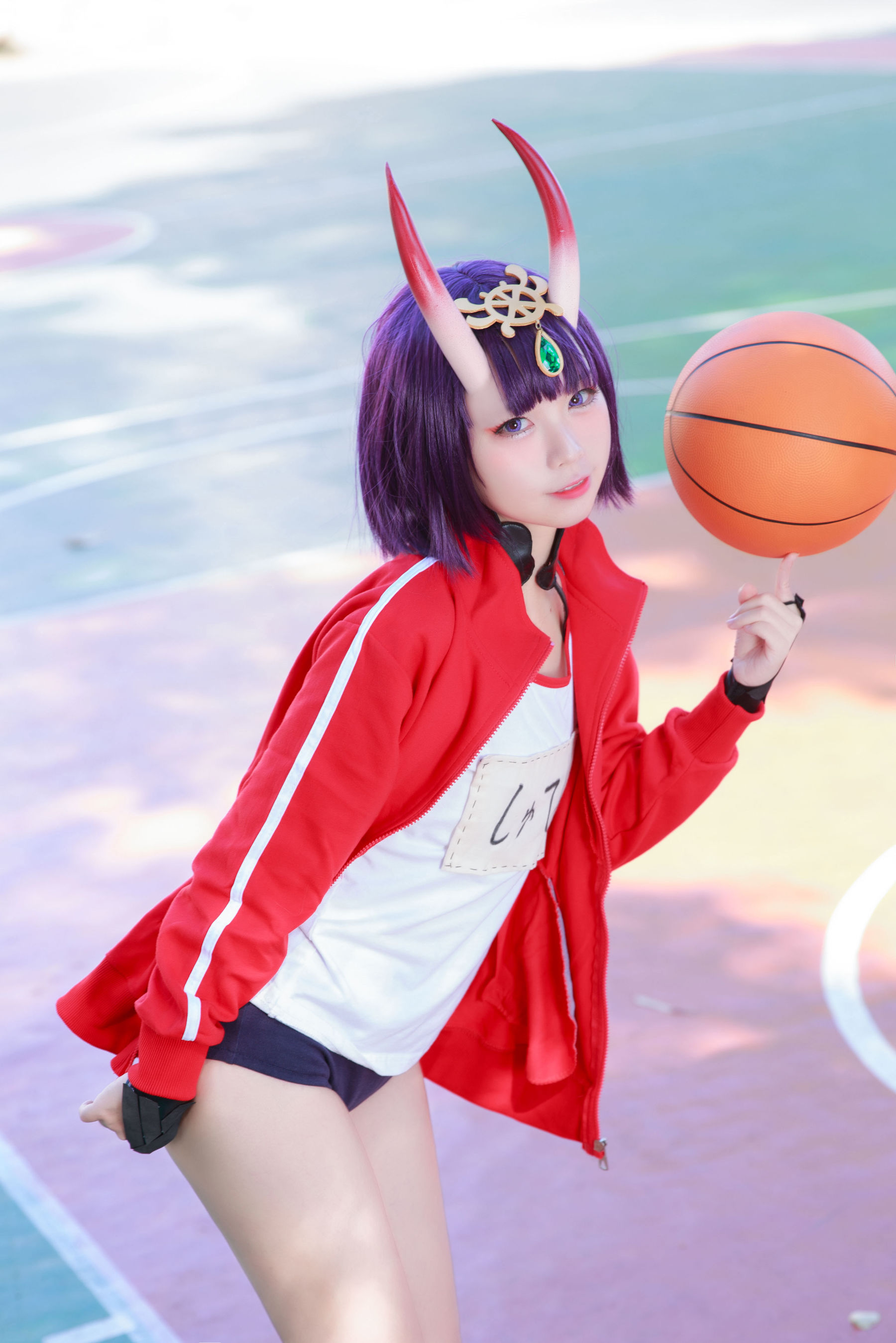 动漫博主G44不会受伤 – 酒吞体操服 [18P]-66COS