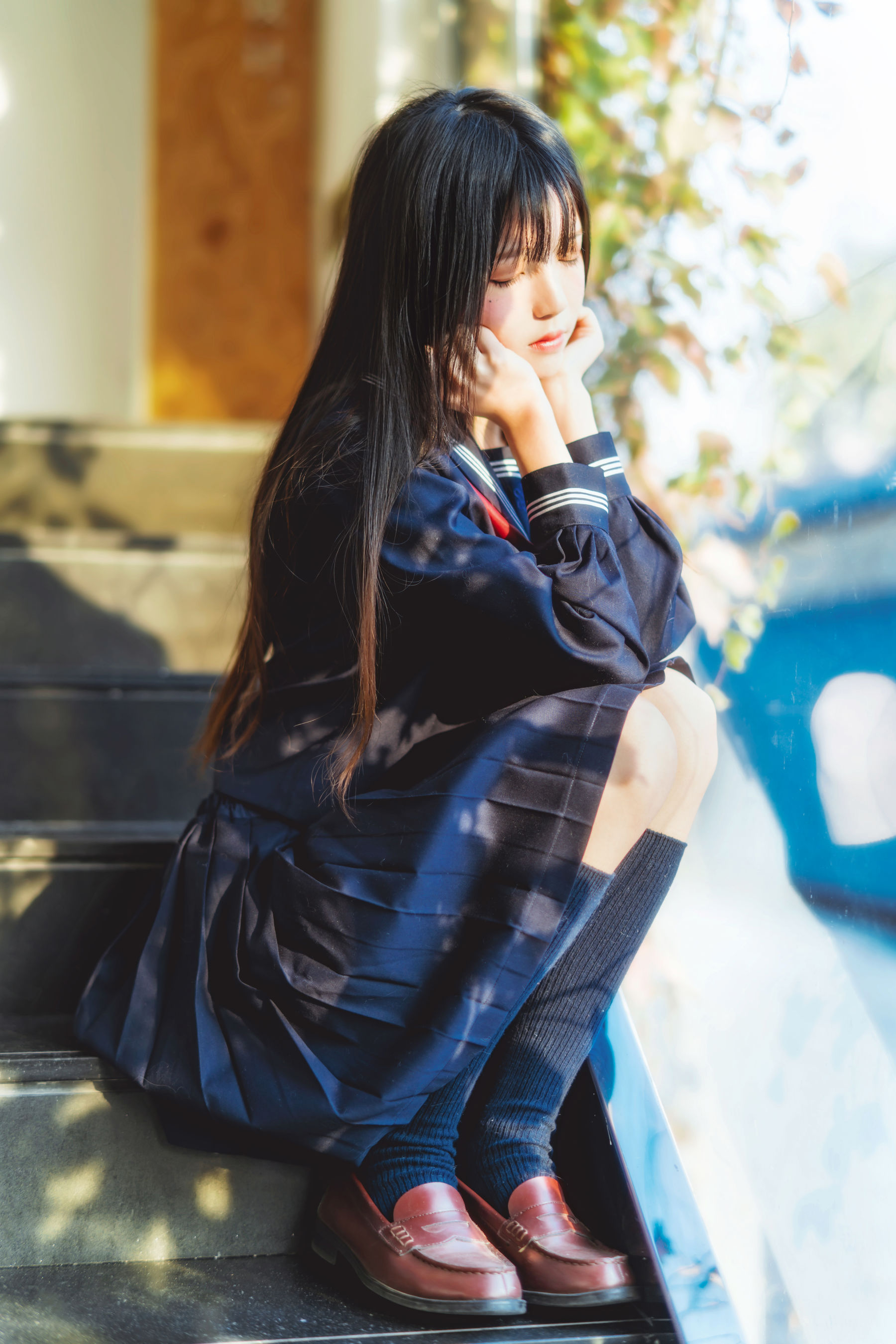 桜桃喵《(小少女)黑色水手服》 [50P]-66COS
