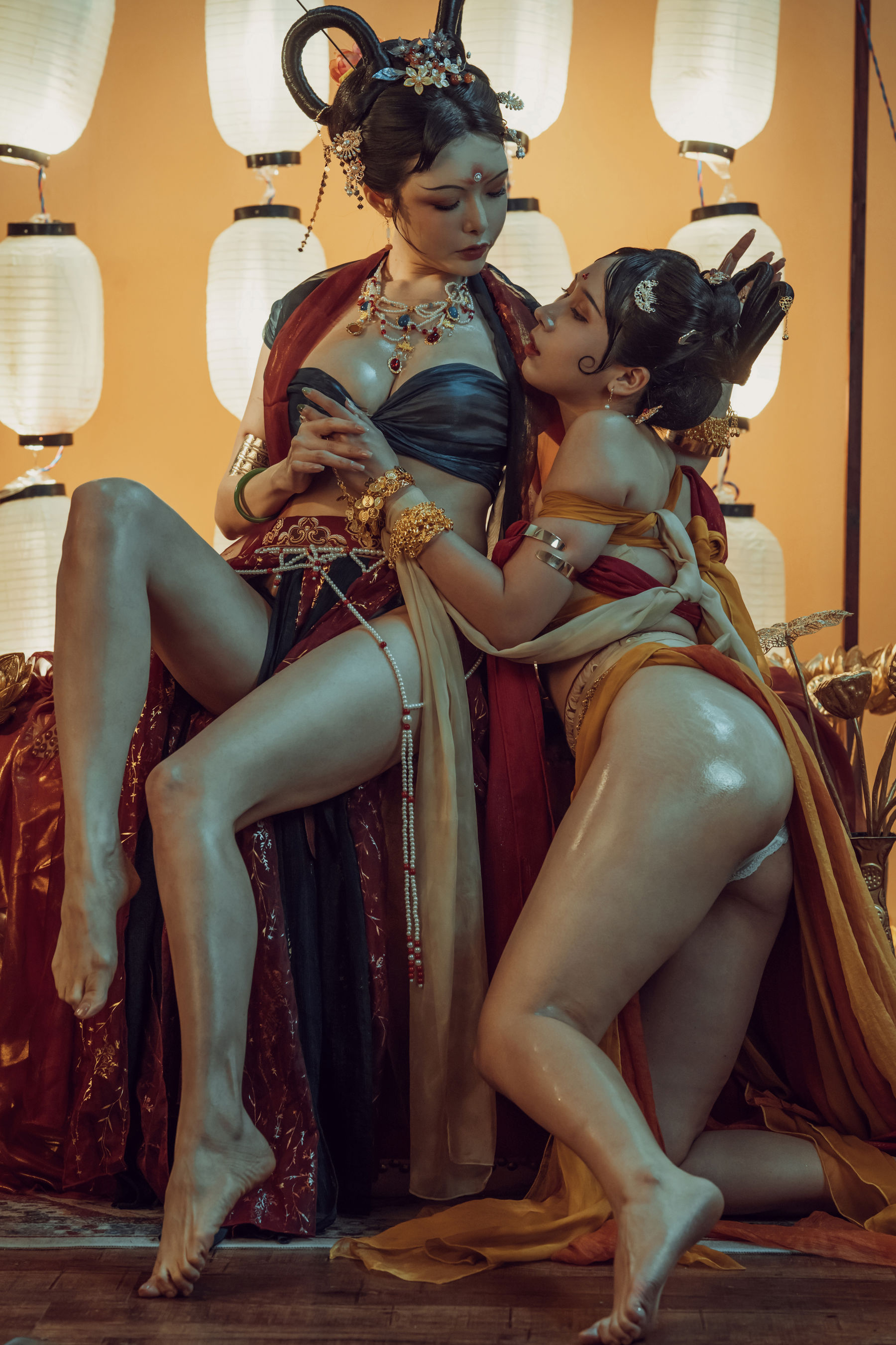 秋和柯基(夏小秋秋秋) & 奶桃 – 红尘梦 [40P]-66COS