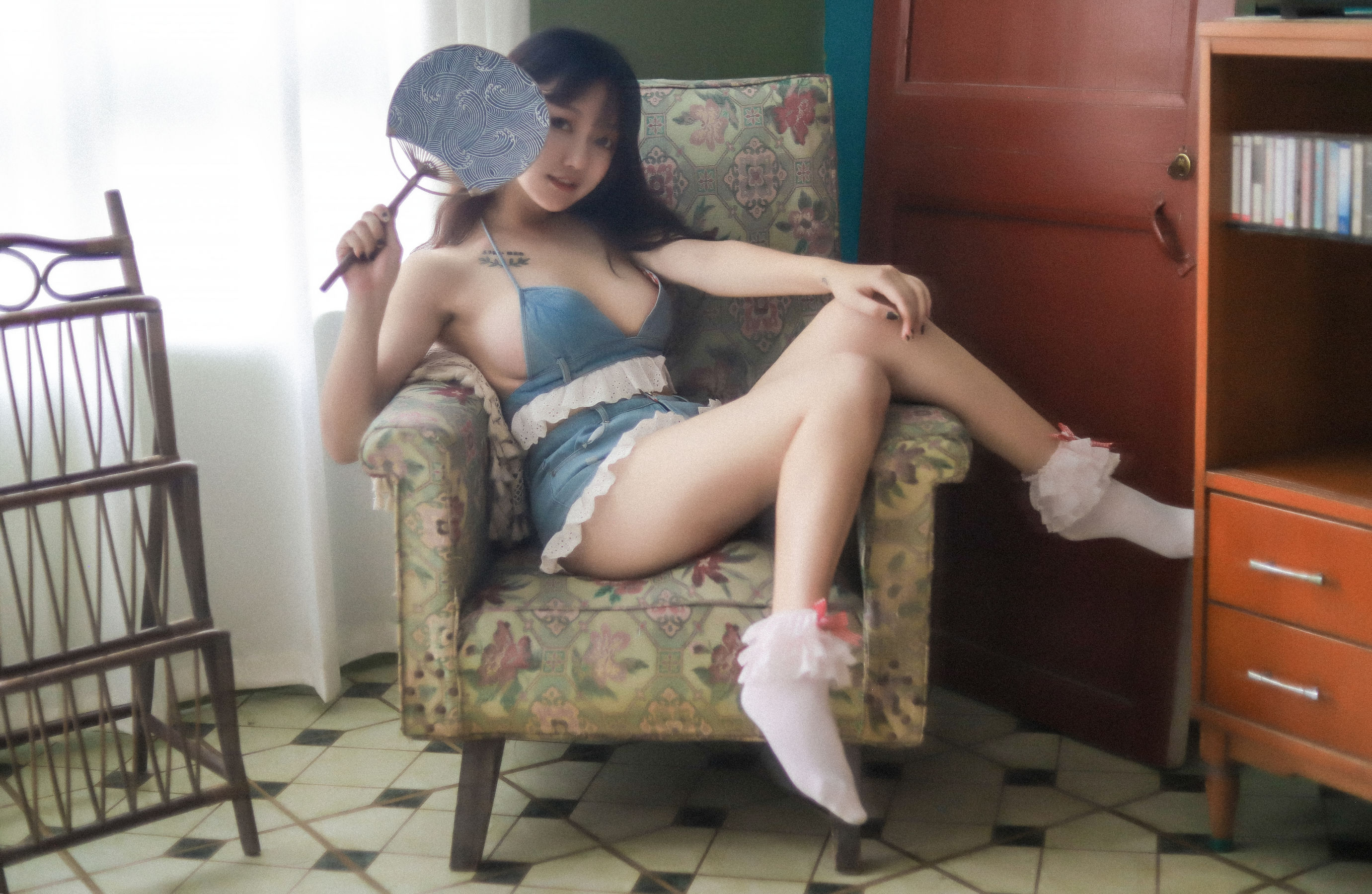 奇行家狗崽(棕桠阿狗崽) – 桃子听蝉 [22P]-66COS