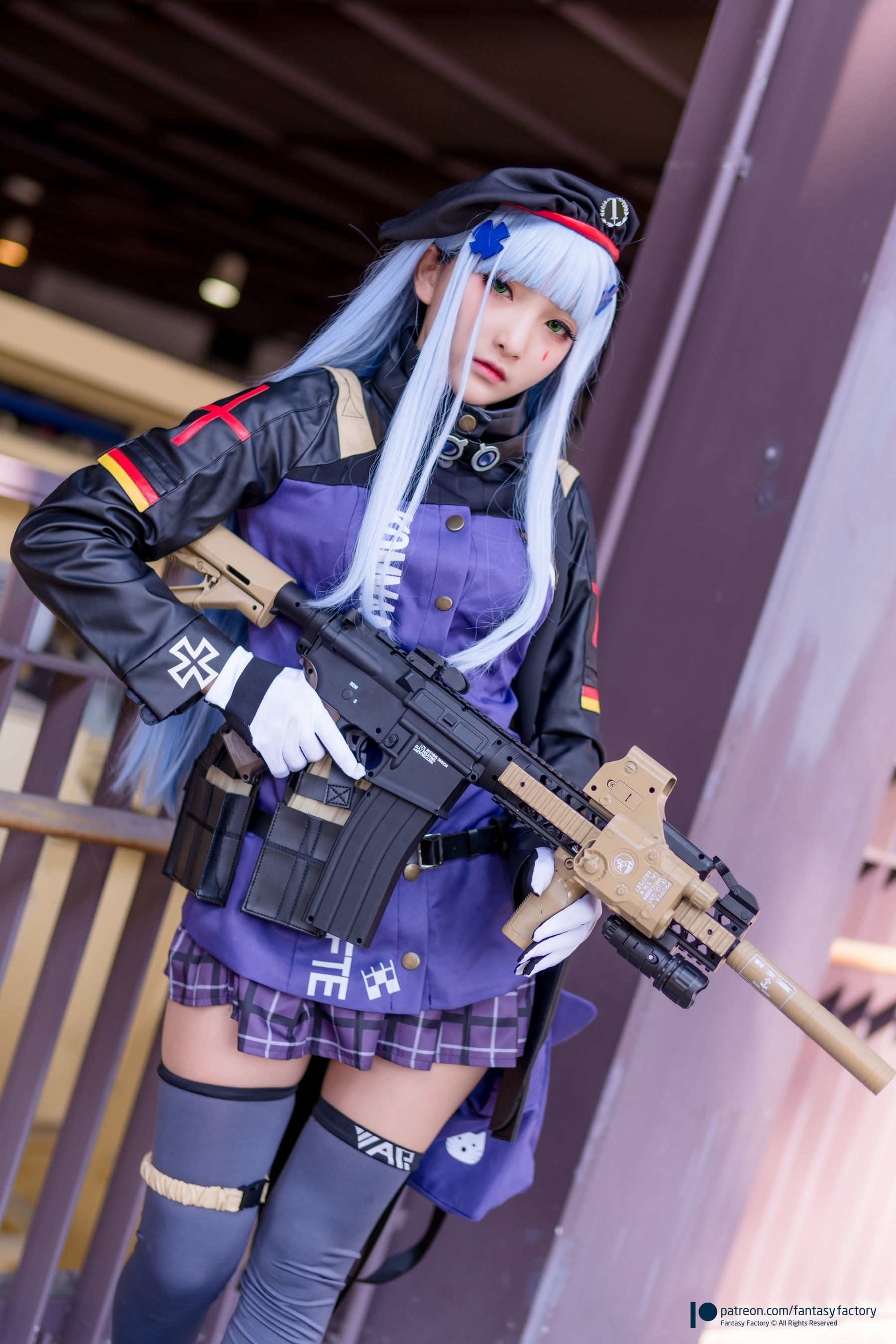 [Fantasy Factory] 小丁Cosplay – 魔女 浴池 黑丝 [60P]-66COS