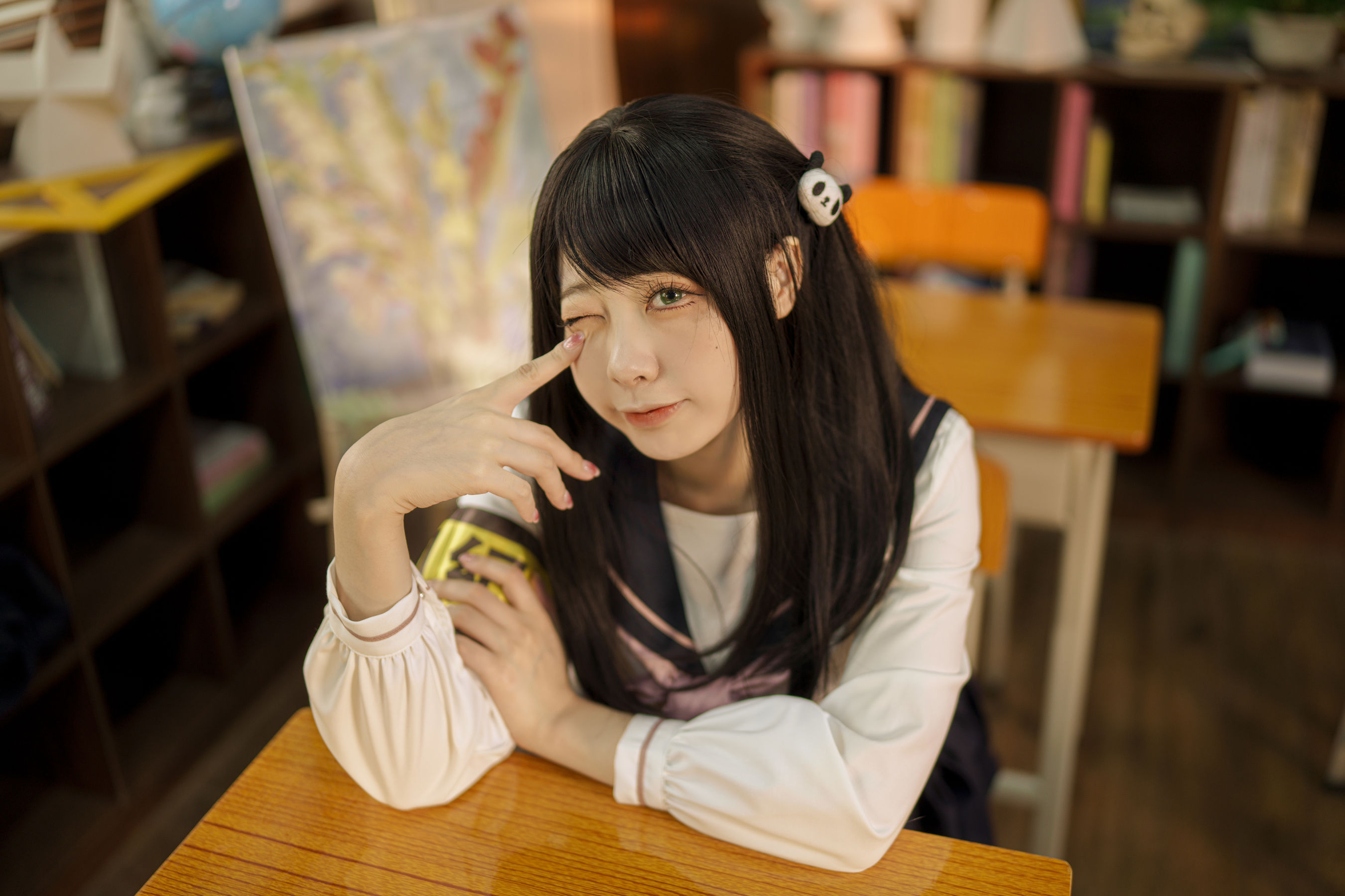 安食Ajiki – 风纪委员 [48P]-66COS