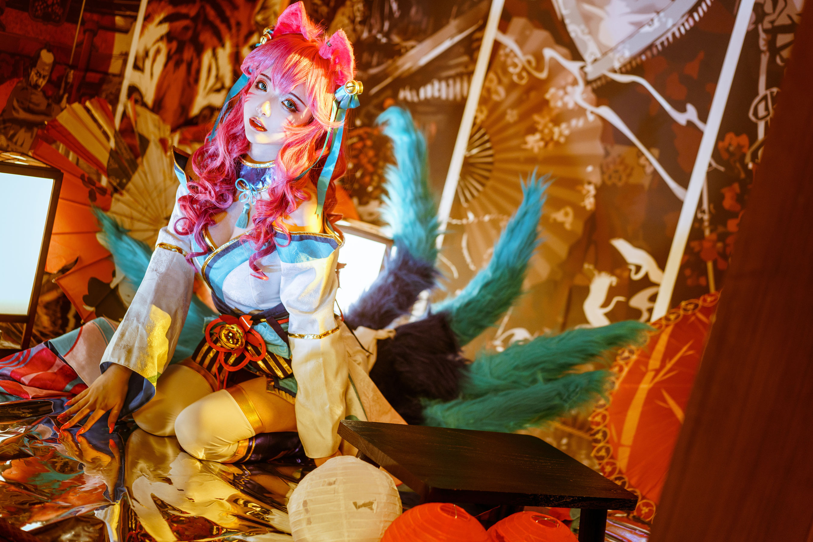 [Cosplay写真] 动漫博主雯妹 – 阿狸 [14P]-66COS