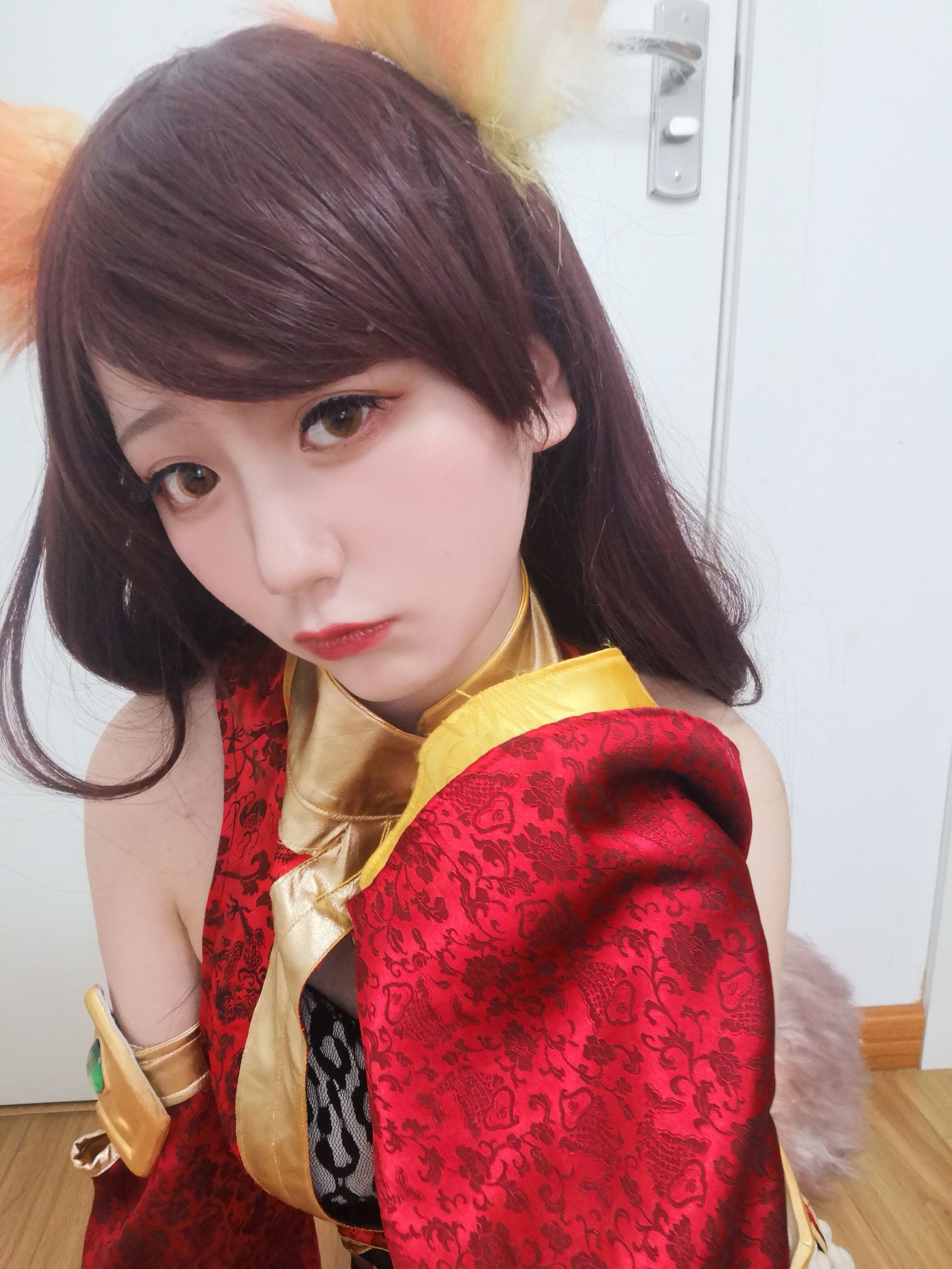 [Cosplay写真] 动漫博主弦音sic – 王者荣耀 妲己 试妆 [6P]-66COS
