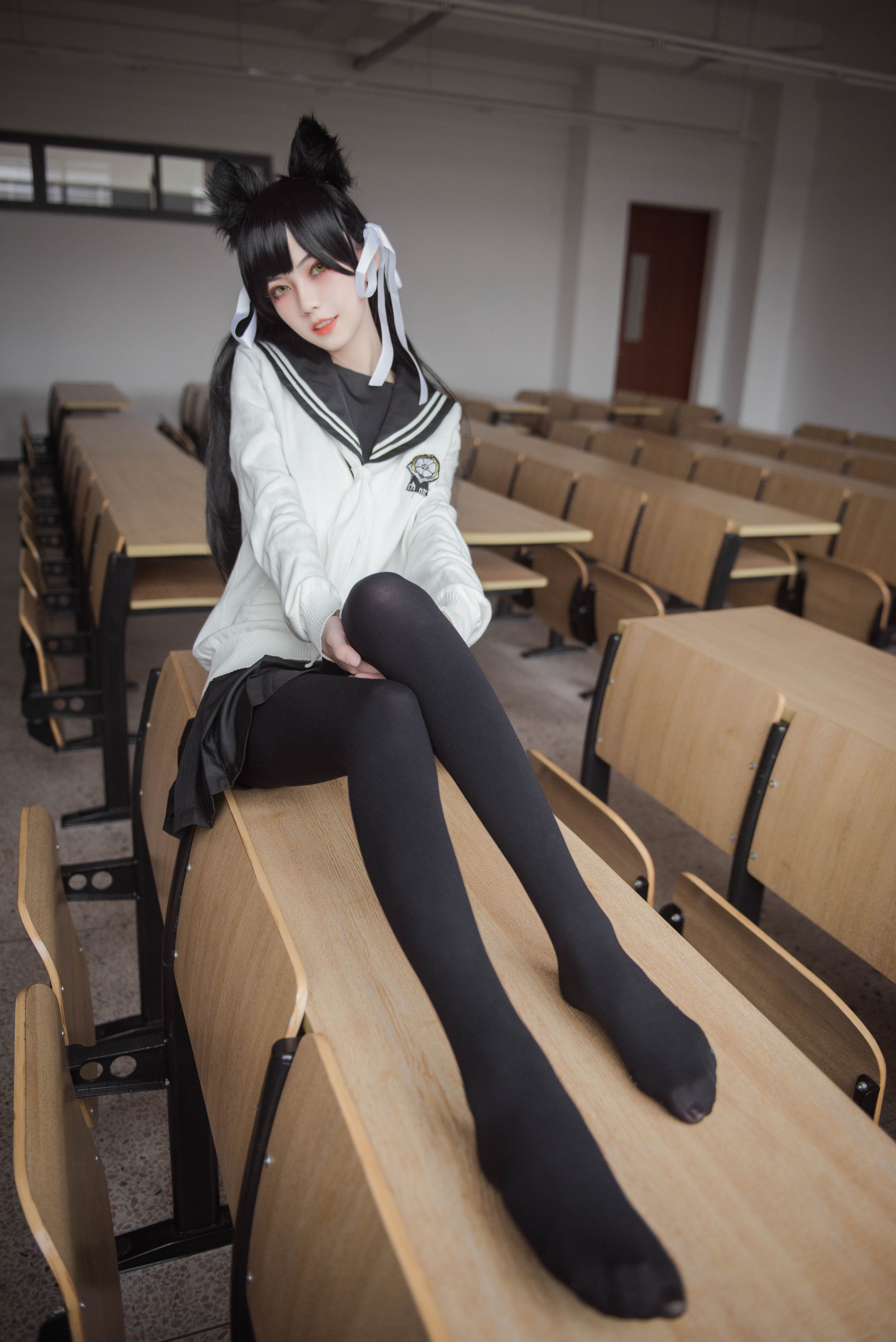 [萝莉COS] 小妖精你的负卿 – 爱宕制服 [10P]-66COS