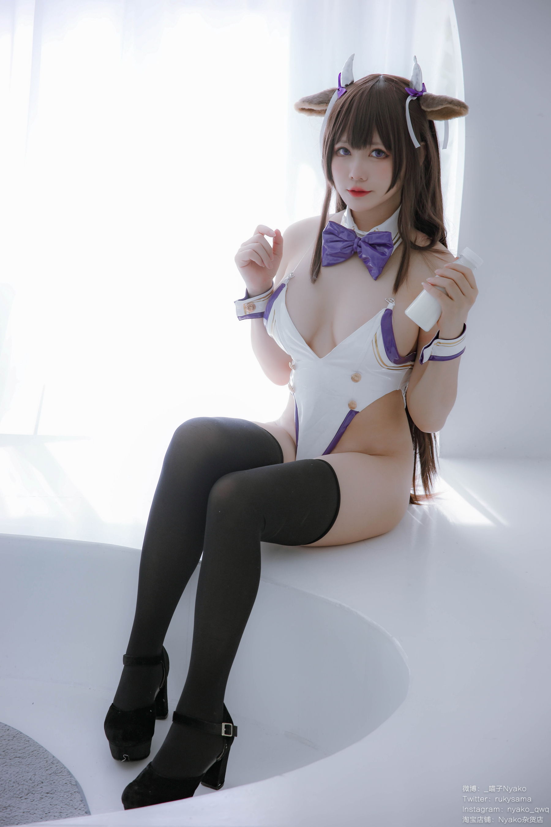 萌妹子Nyako喵子 – 樫野本 牛牛赌场女郎 [113P]-66COS