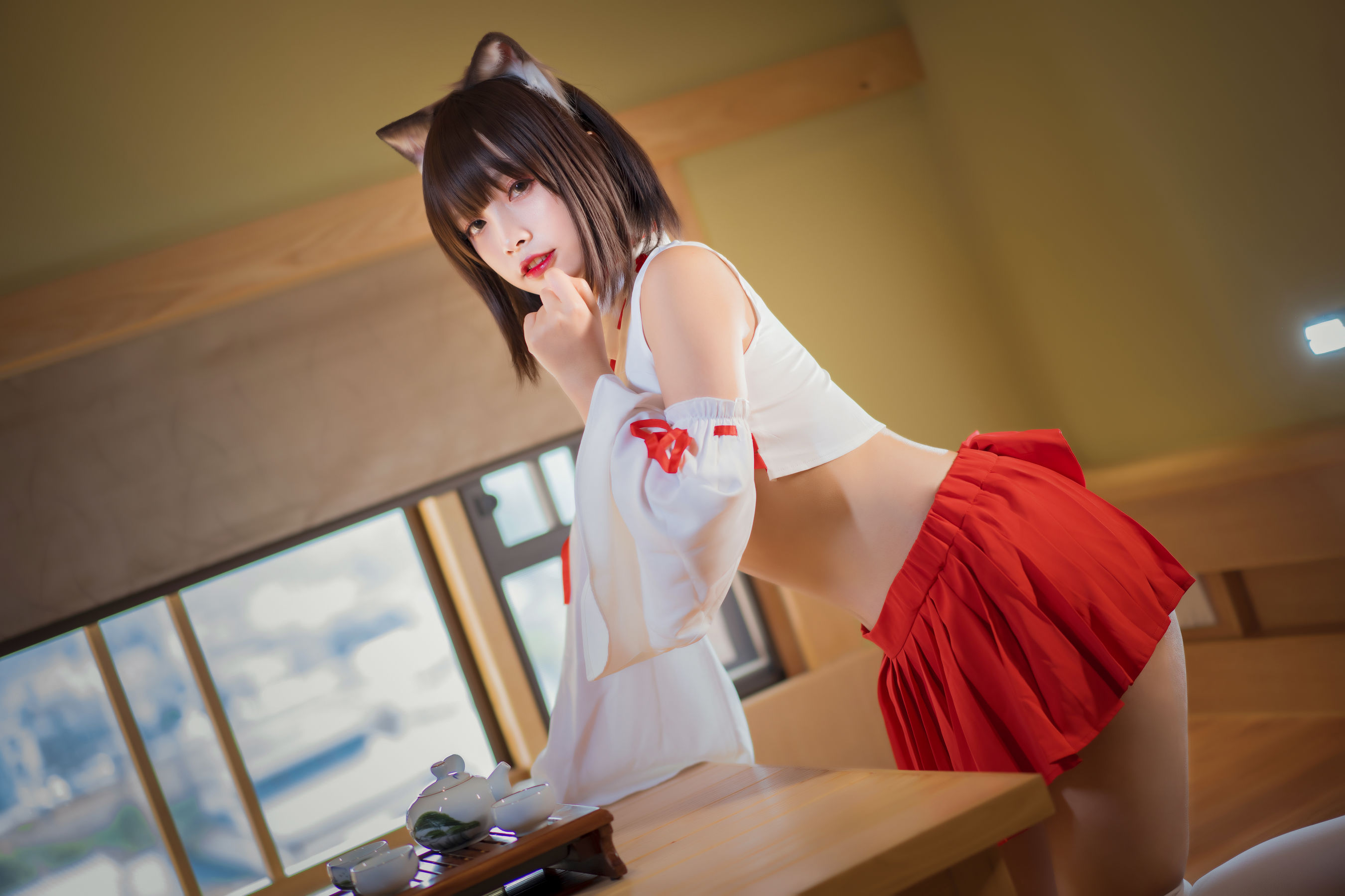 Neko-薇薇 – 巫女 [31P]-66COS