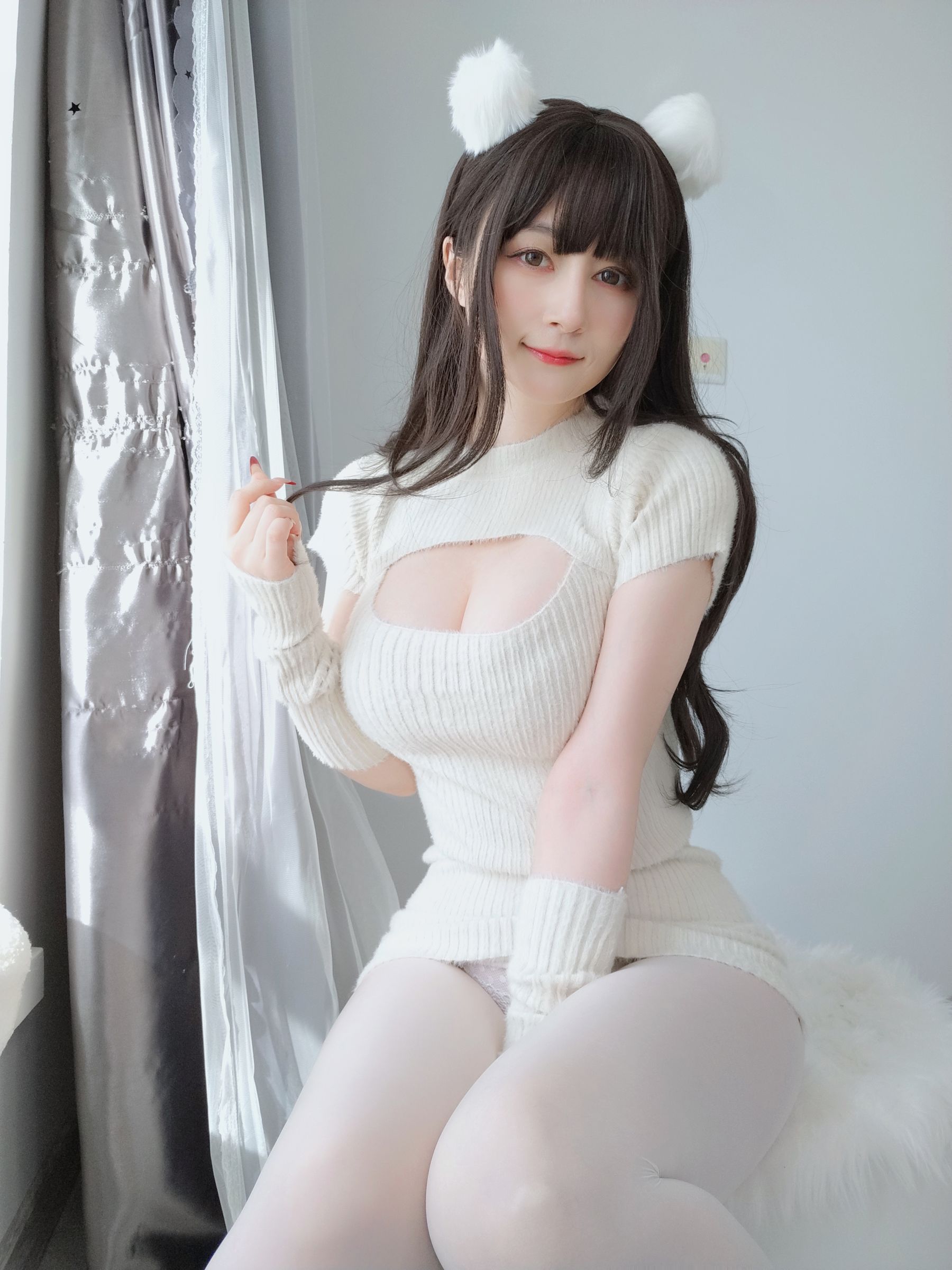 Coser小姐姐白银 – 白い真珠 [86P]-66COS