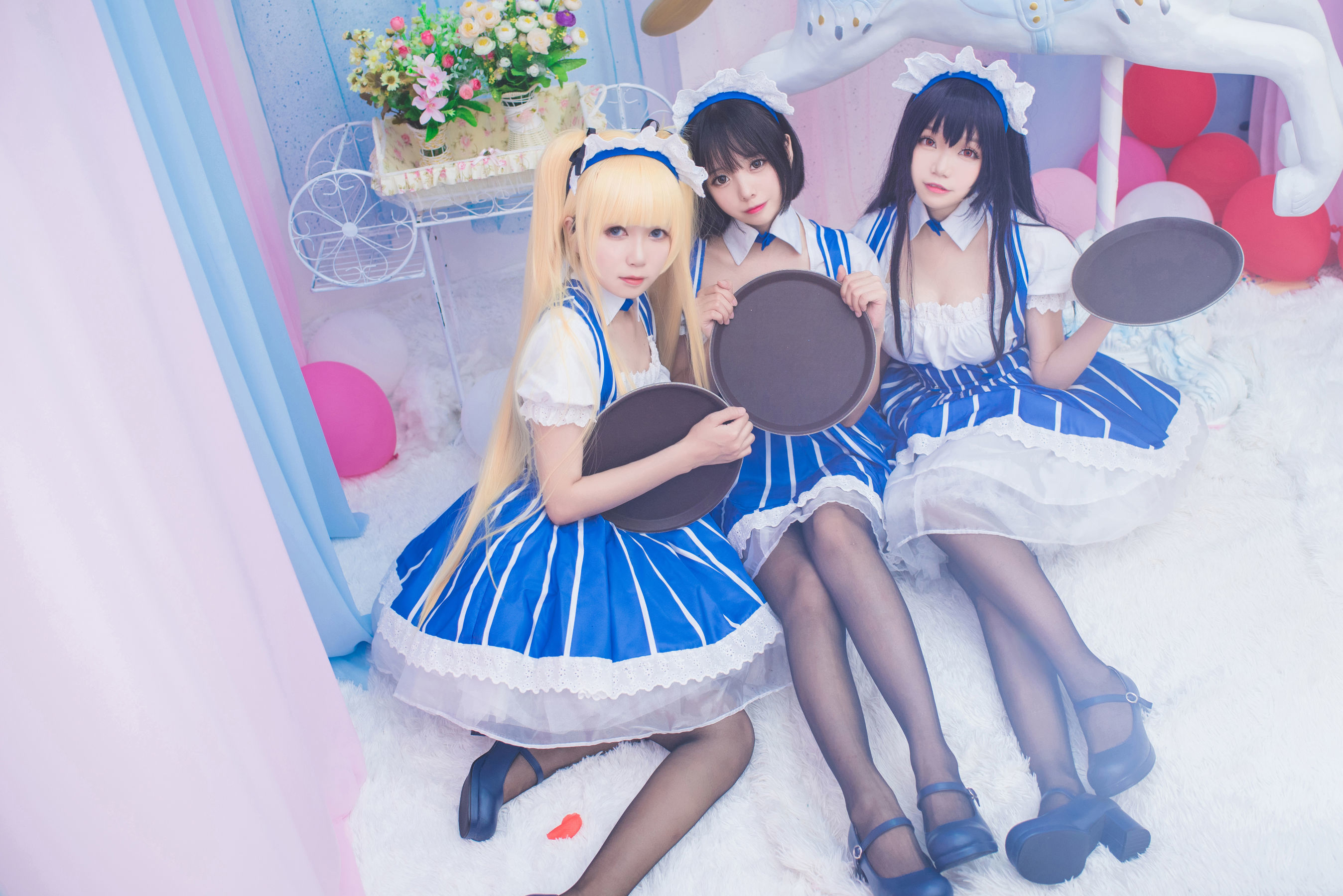 [萝莉COS] 白金Saki – 女仆 [21P]-66COS