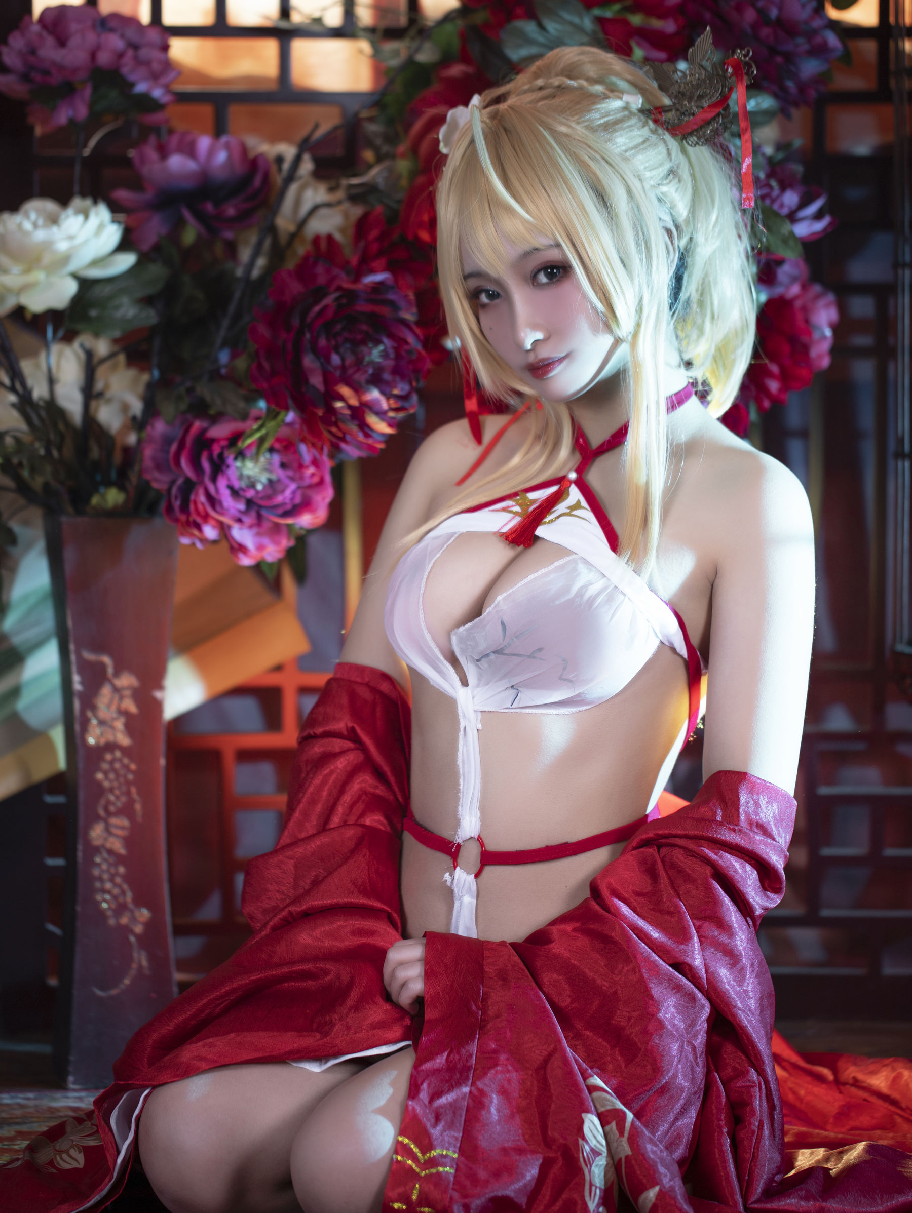动漫博主洛璃LoLiSAMA – 光荣凉夜香雪 [36P]-66COS