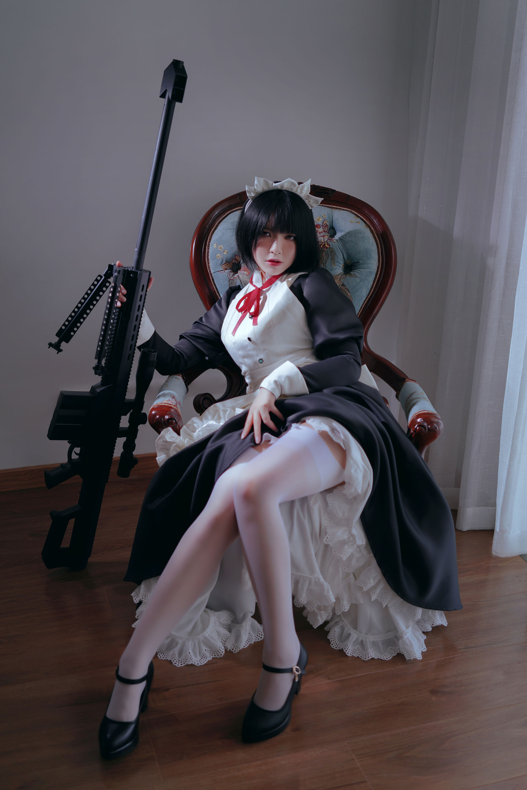 半半子 嫌パン メイド [52P]-66COS