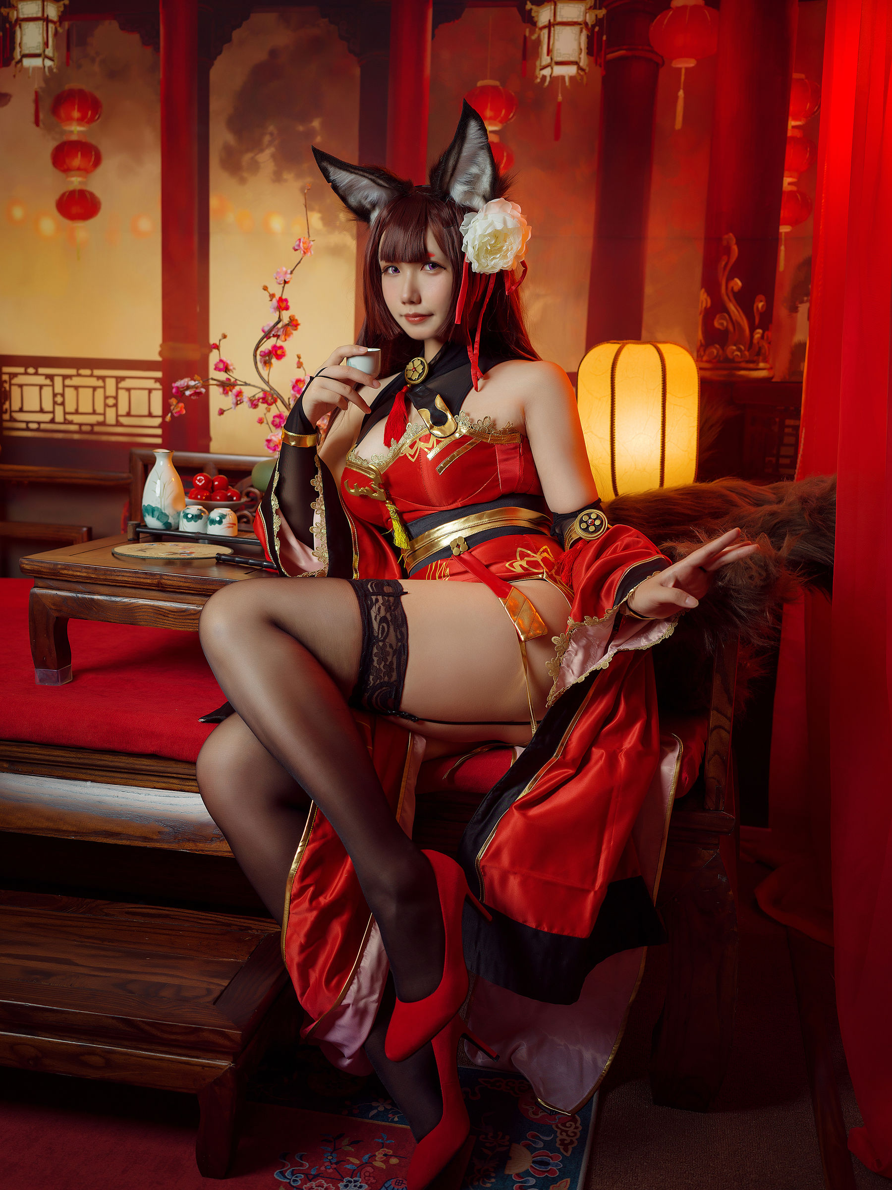 麻花麻花酱 – 天城旗袍 [20P]-66COS