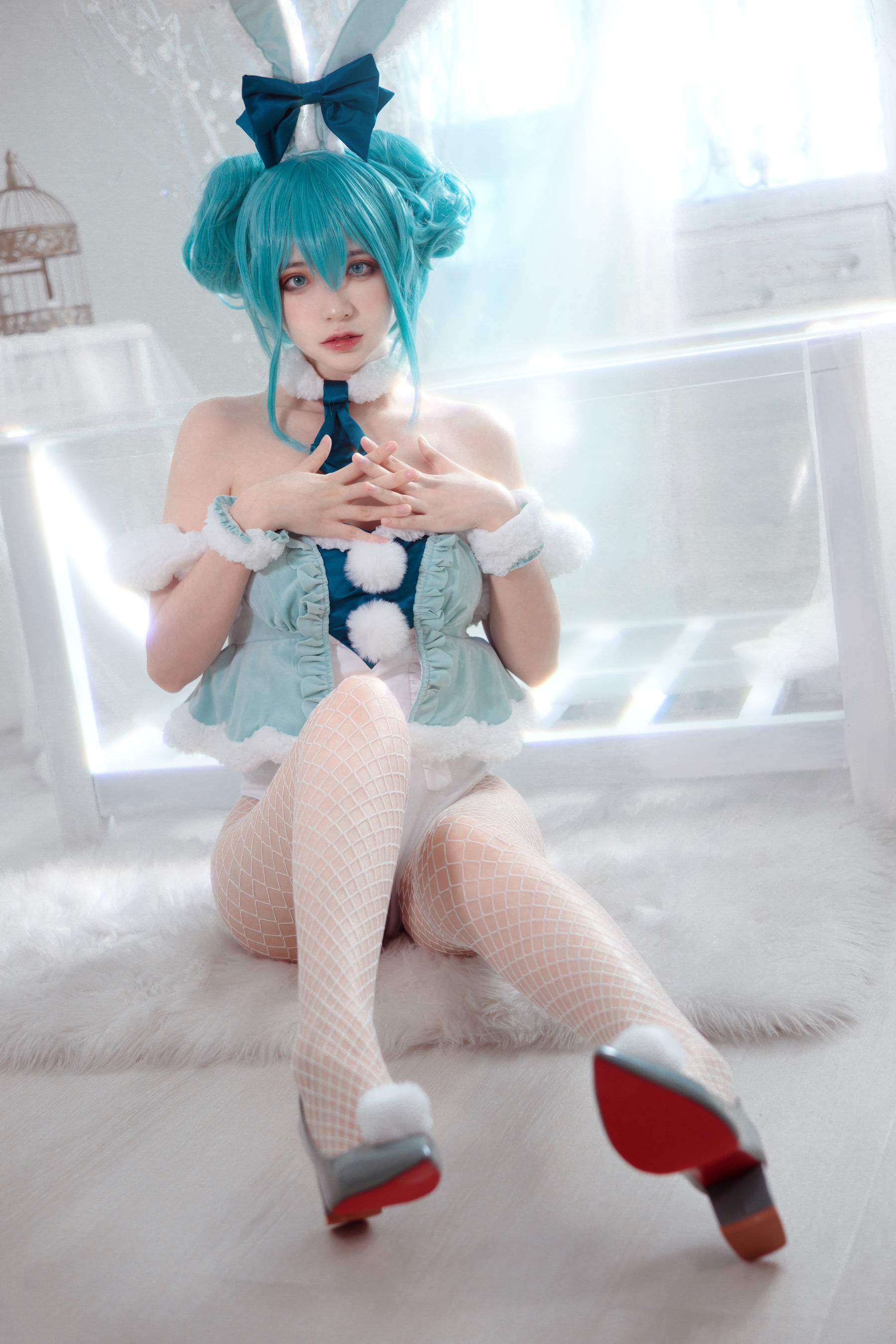 疯猫ss – miku初音兔女郎 [25P]-66COS