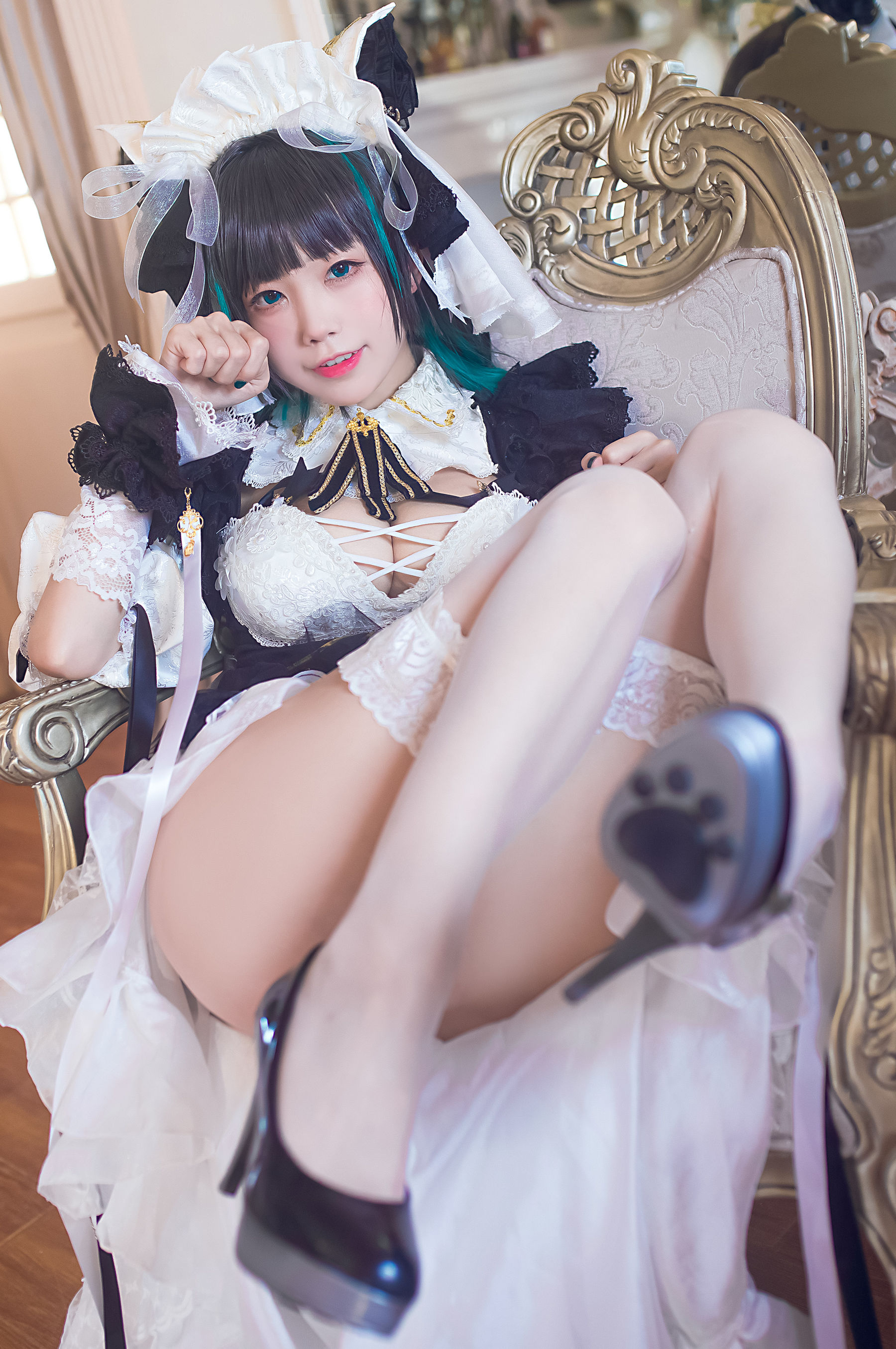 动漫博主水淼aqua – 柴郡 [35P]-66COS