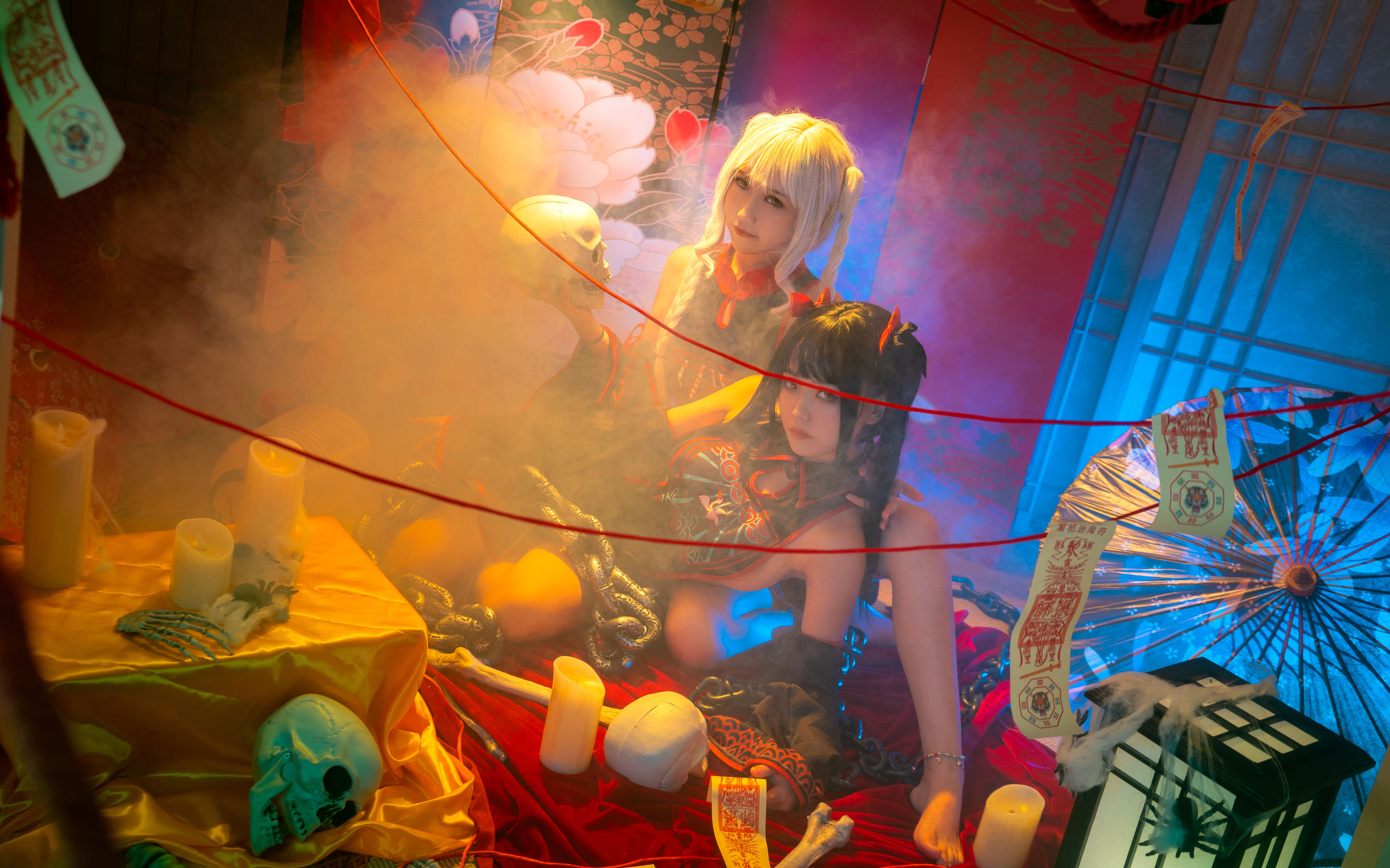 动漫博主lovely呆玄 – 双人僵尸 [33P]-66COS