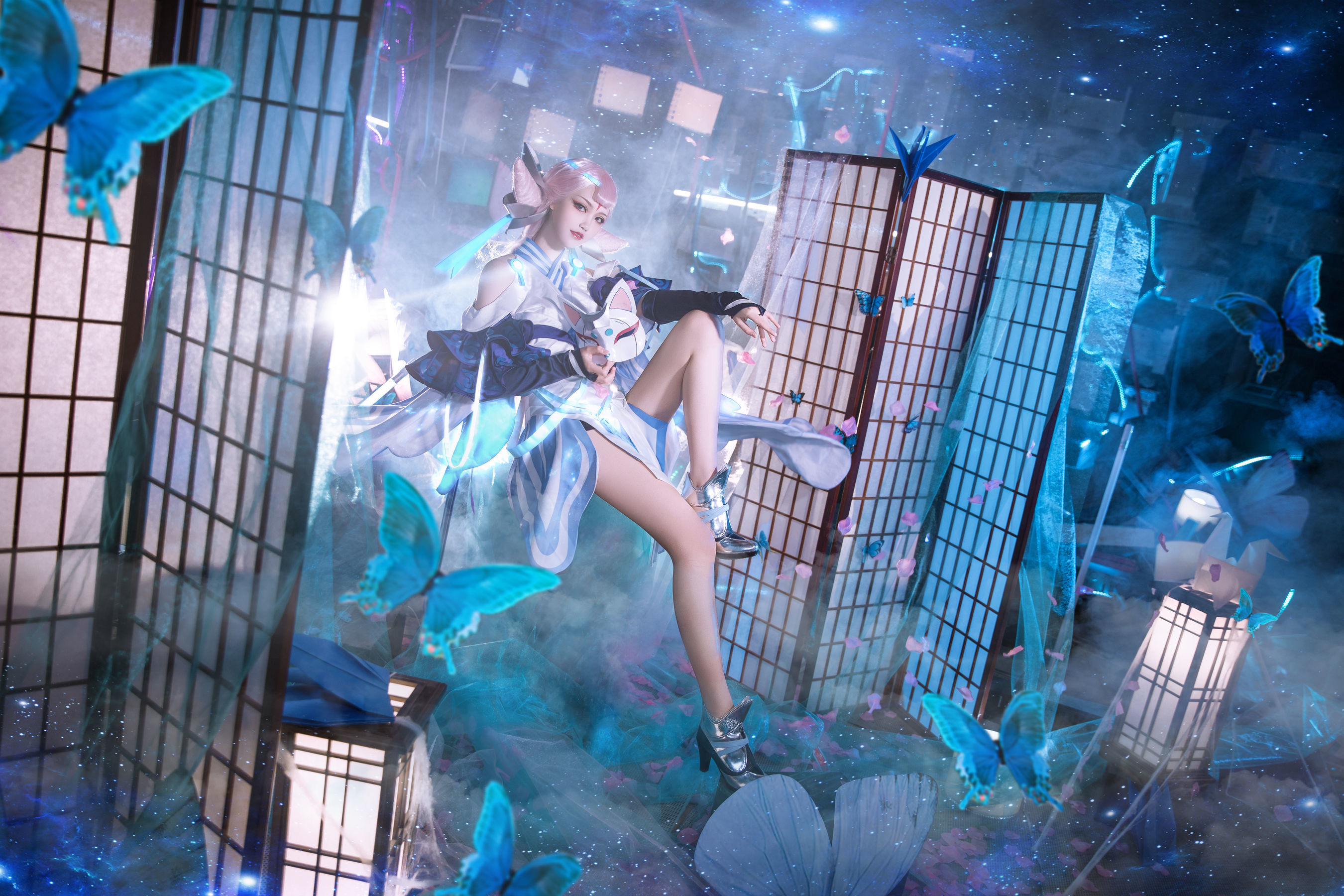 人气coser戚顾儿MIKI 王者荣耀 貂蝉 [19P]-66COS