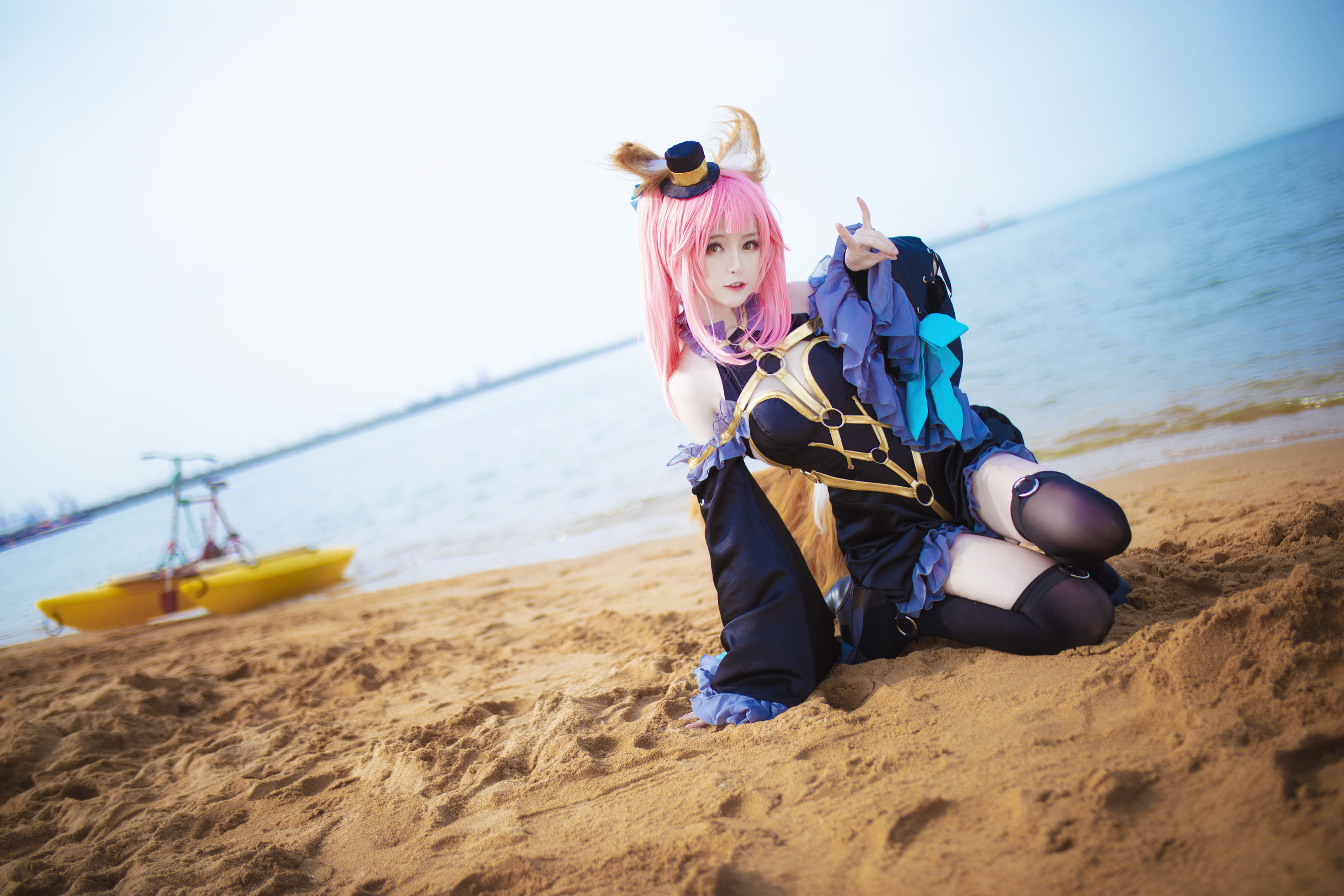 [Cosplay写真] 萌宠博主yui金鱼 – 魔术师玉藻前 [7P]-66COS
