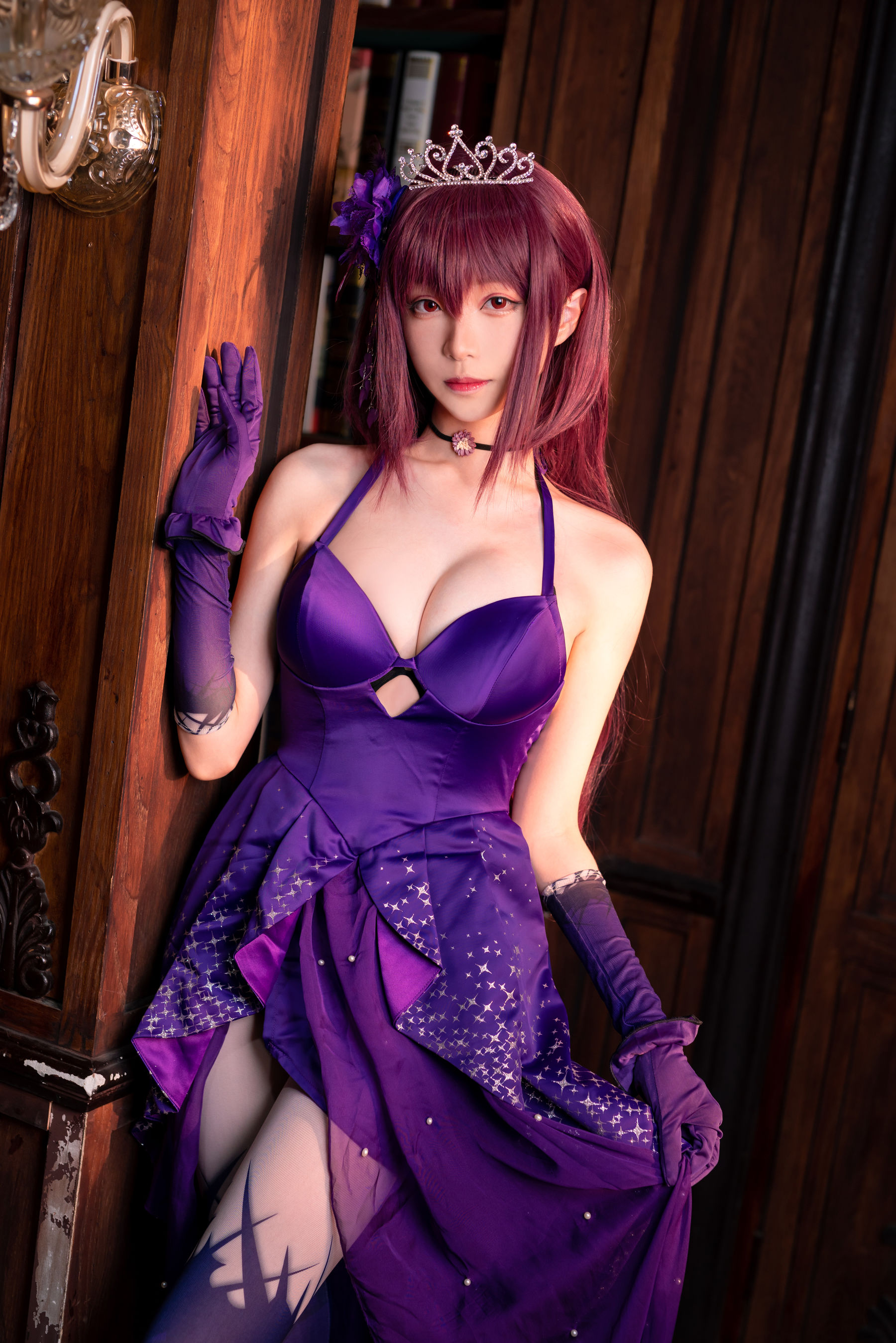 [Cosplay写真] 长腿Coser青青子Js – 斯卡哈2 [37P]-66COS