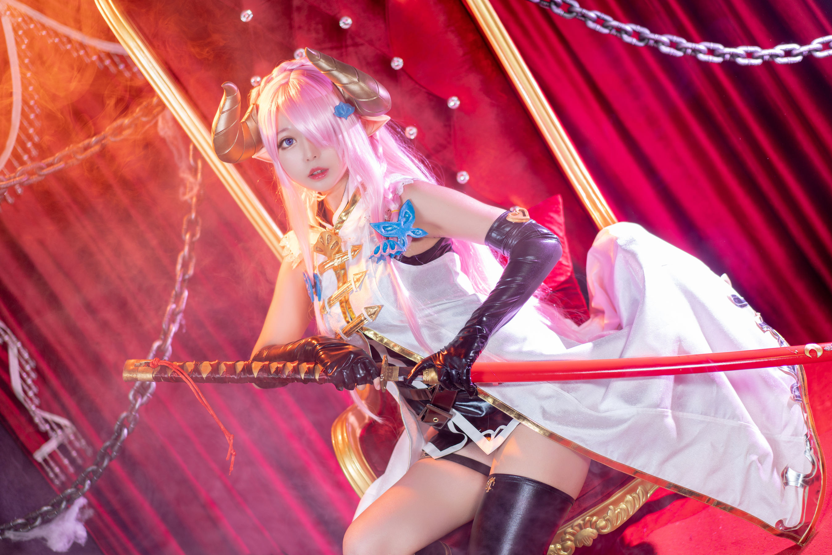 [Cosplay写真] 大眼萌妹黑猫猫OvO – 娜露梅亚 [37P]-66COS