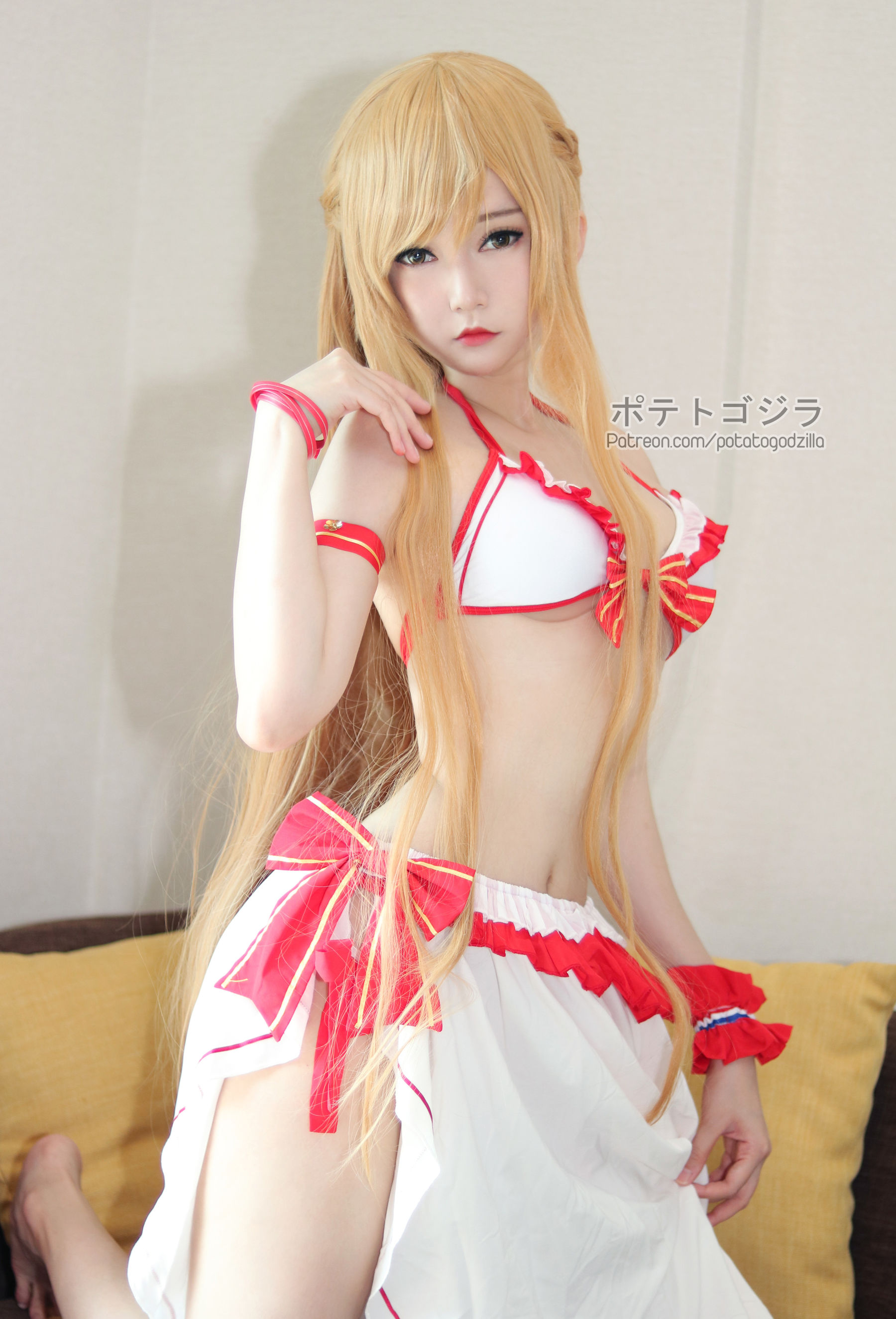Coser小姐姐Potato Godzilla – Asuna [24P]-66COS