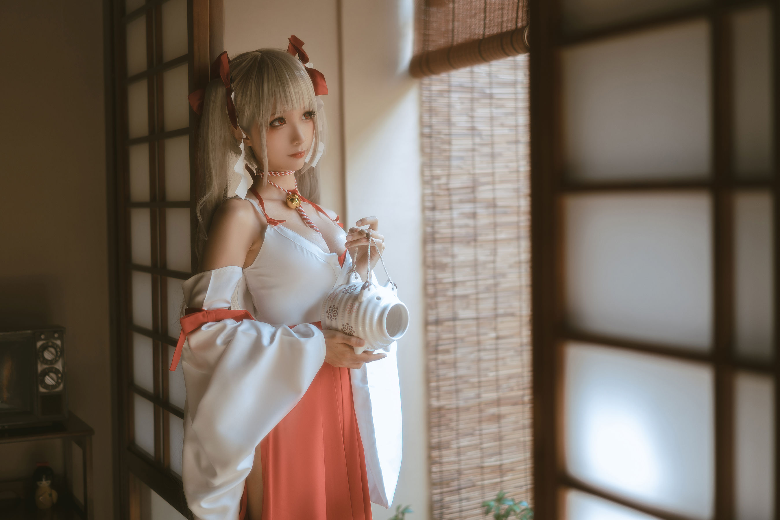 动漫博主蠢沫沫 – 可畏巫女 [55P]-66COS