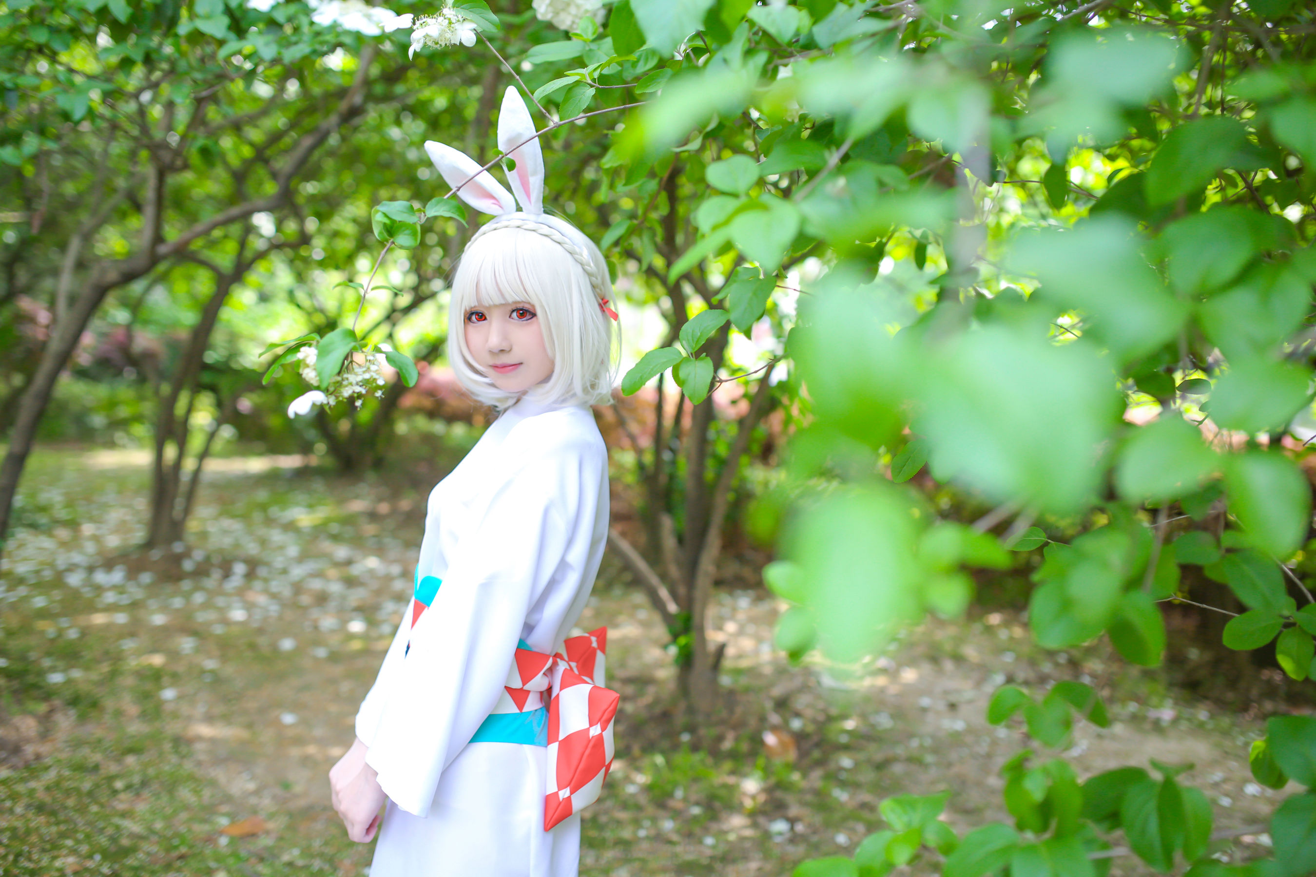 [Cosplay写真] 动漫博主弦音sic – 阴阳师 山兔 [9P]-66COS