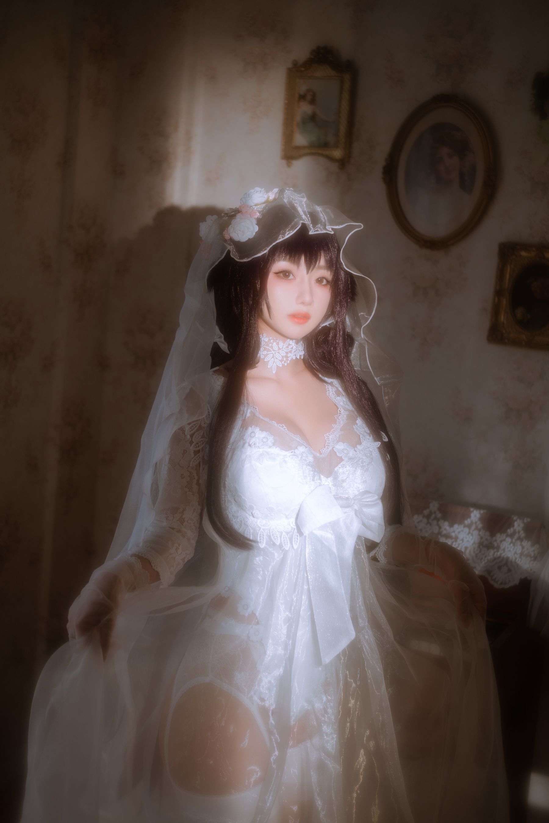 白嫩美少女鬼畜瑶 – 婚纱 [38P]-66COS