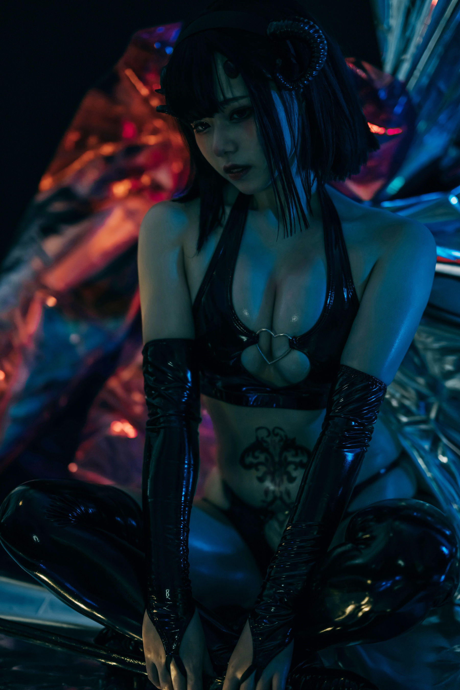 七月喵子 – 小恶魔 [28P]-66COS