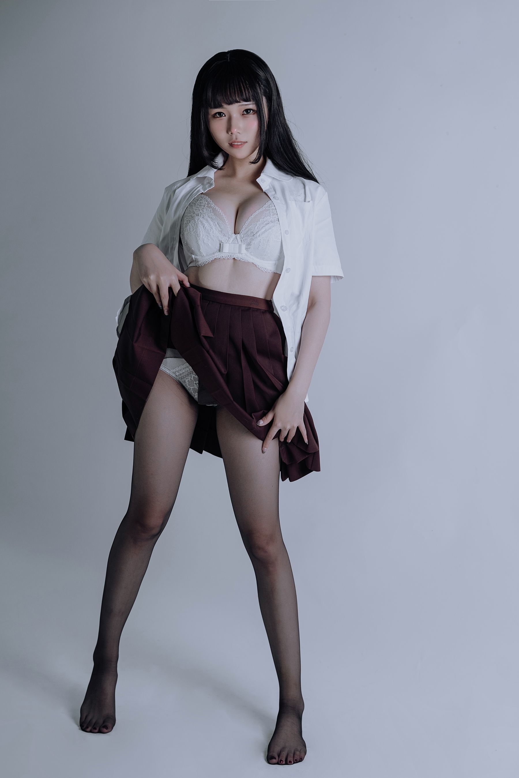 七月喵子 – JK黑丝 [31P] 插图2