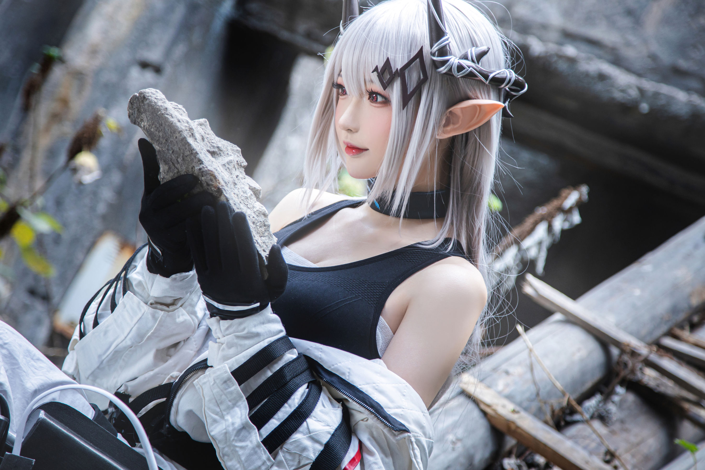 Coser小姐姐南宫 – 明日方舟 泥岩 [26P]-66COS